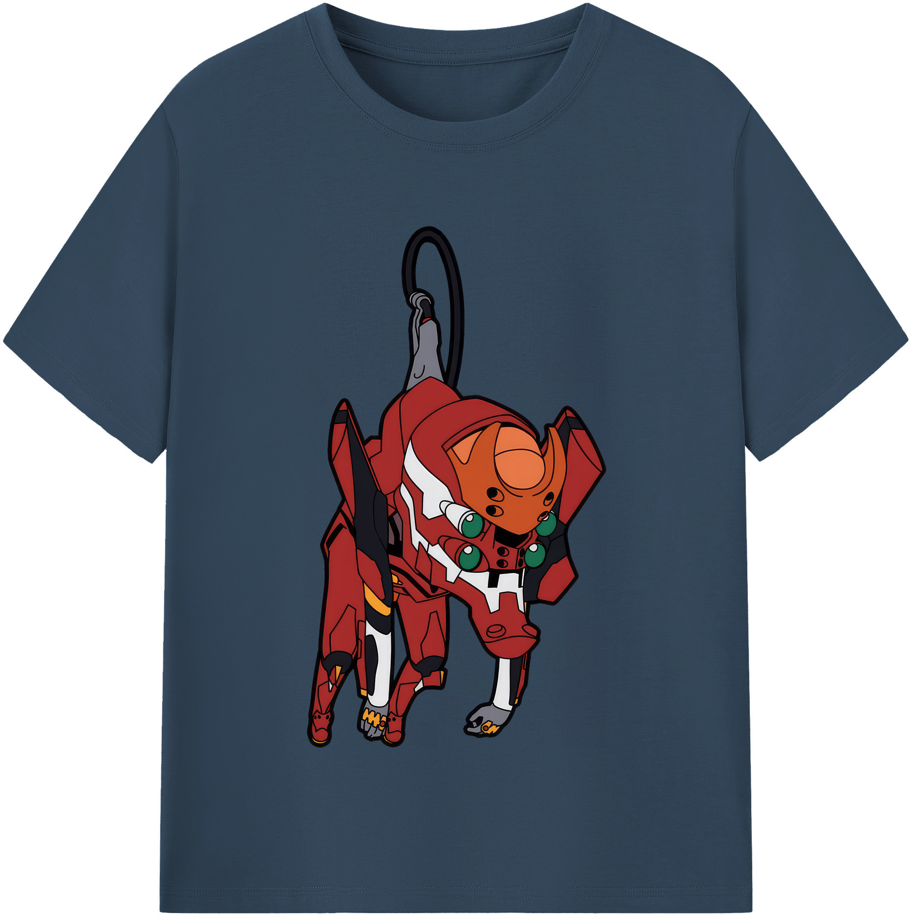 （画像用） EVA 新世紀エヴァンゲリオン レディースカジュアルプリントTシャツ（綿100％）