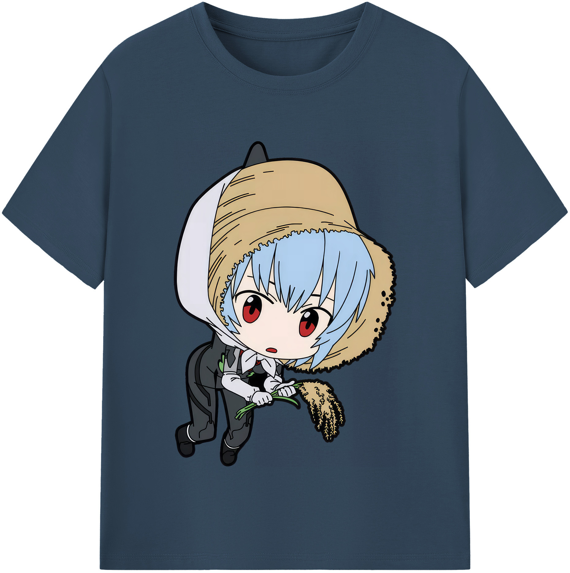 （画像用） EVA 新世紀エヴァンゲリオン レディースカジュアルプリントTシャツ（綿100％）