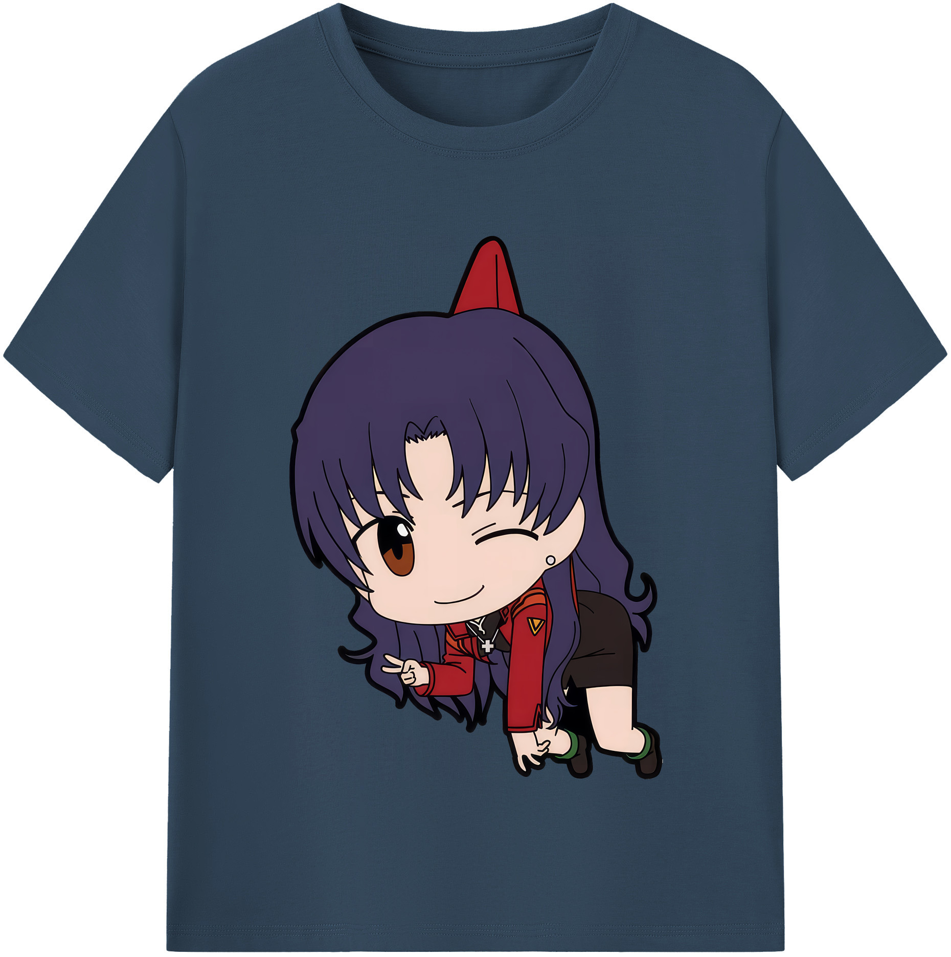（画像用） EVA 新世紀エヴァンゲリオン レディースカジュアルプリントTシャツ（綿100％）