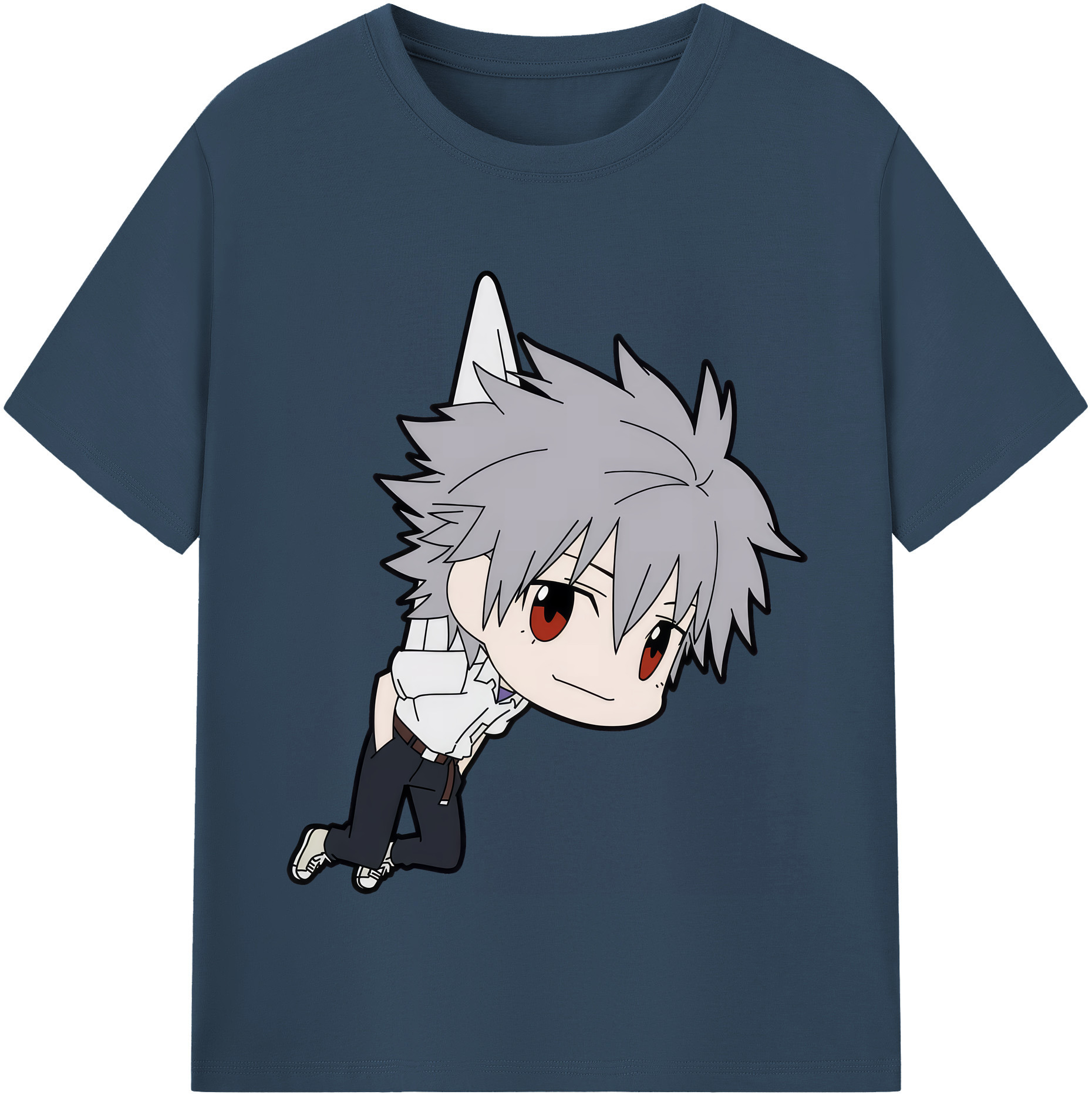 （画像用） EVA 新世紀エヴァンゲリオン レディースカジュアルプリントTシャツ（綿100％）