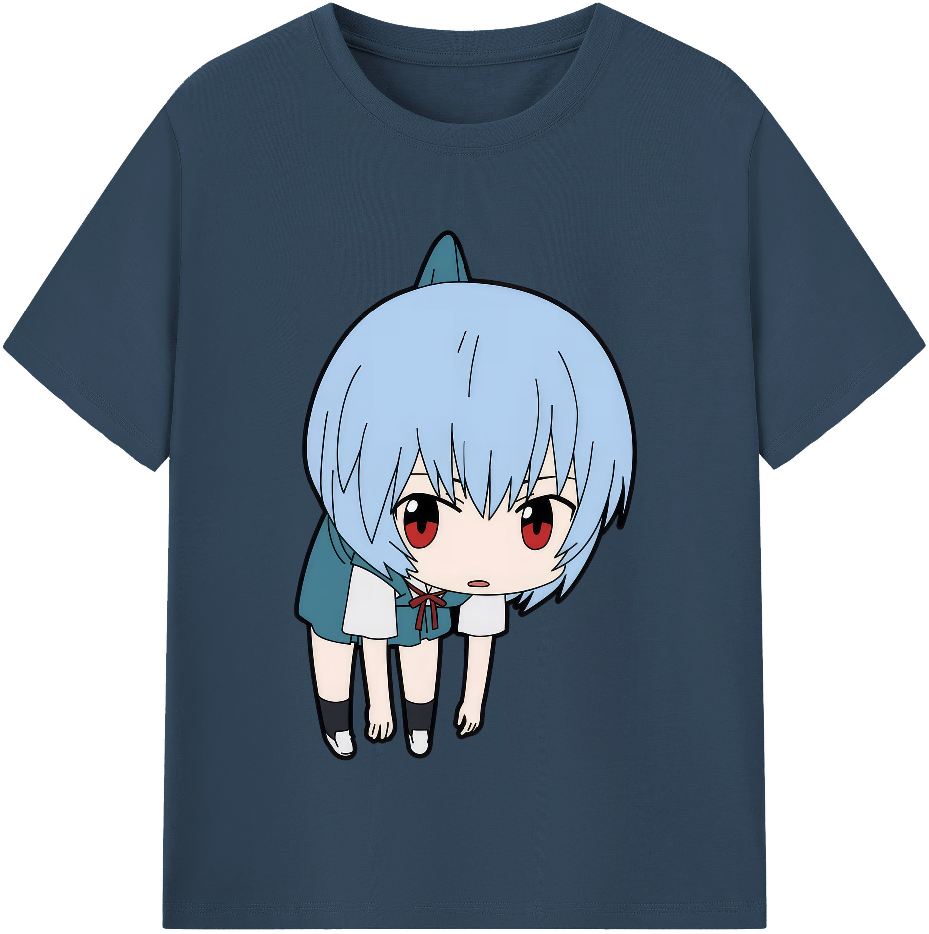 （画像用） EVA 新世紀エヴァンゲリオン レディースカジュアルプリントTシャツ（綿100％）