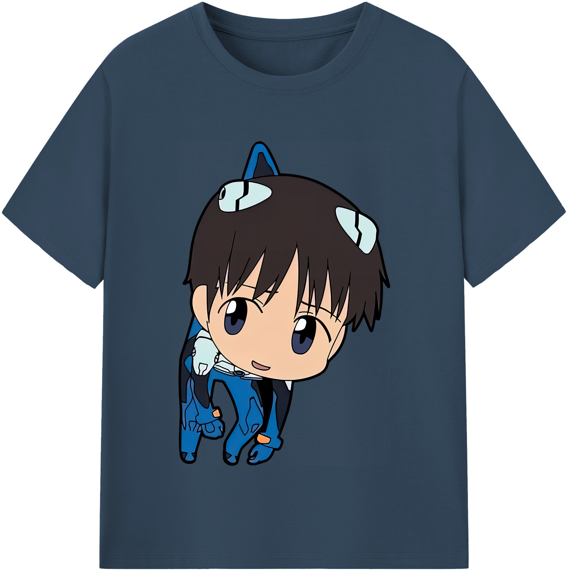 （画像用） EVA 新世紀エヴァンゲリオン レディースカジュアルプリントTシャツ（綿100％）