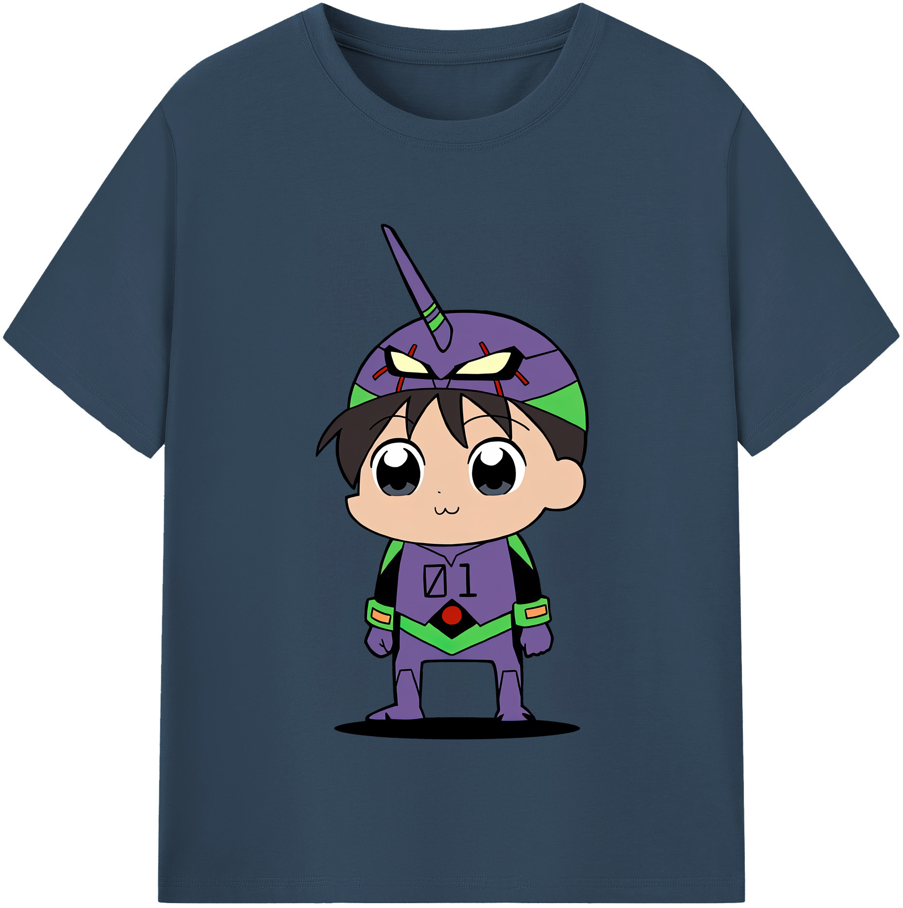 （画像用） EVA 新世紀エヴァンゲリオン レディースカジュアルプリントTシャツ（綿100％）