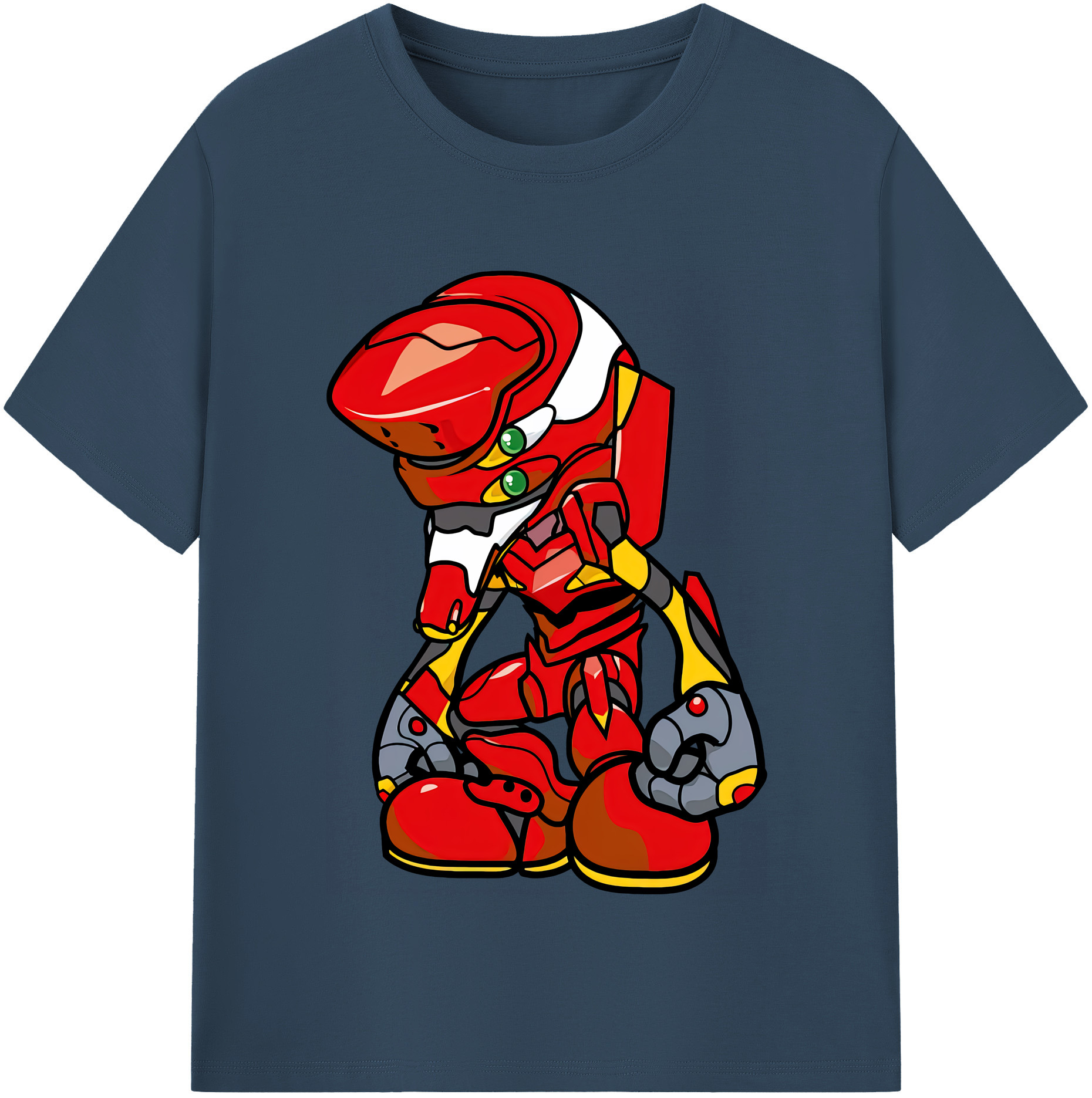 （画像用） EVA 新世紀エヴァンゲリオン レディースカジュアルプリントTシャツ（綿100％）