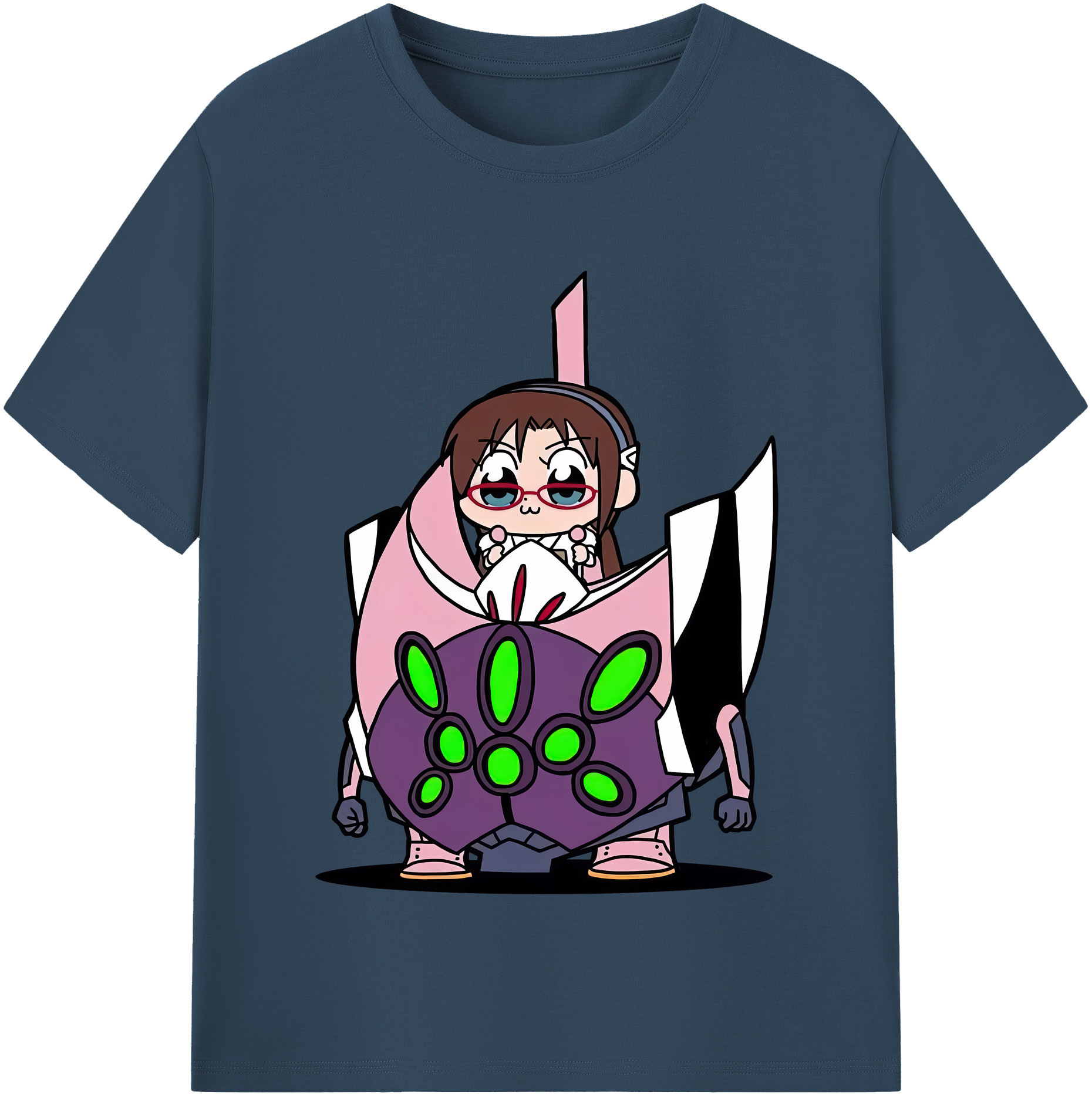 （画像用） EVA 新世紀エヴァンゲリオン レディースカジュアルプリントTシャツ（綿100％）
