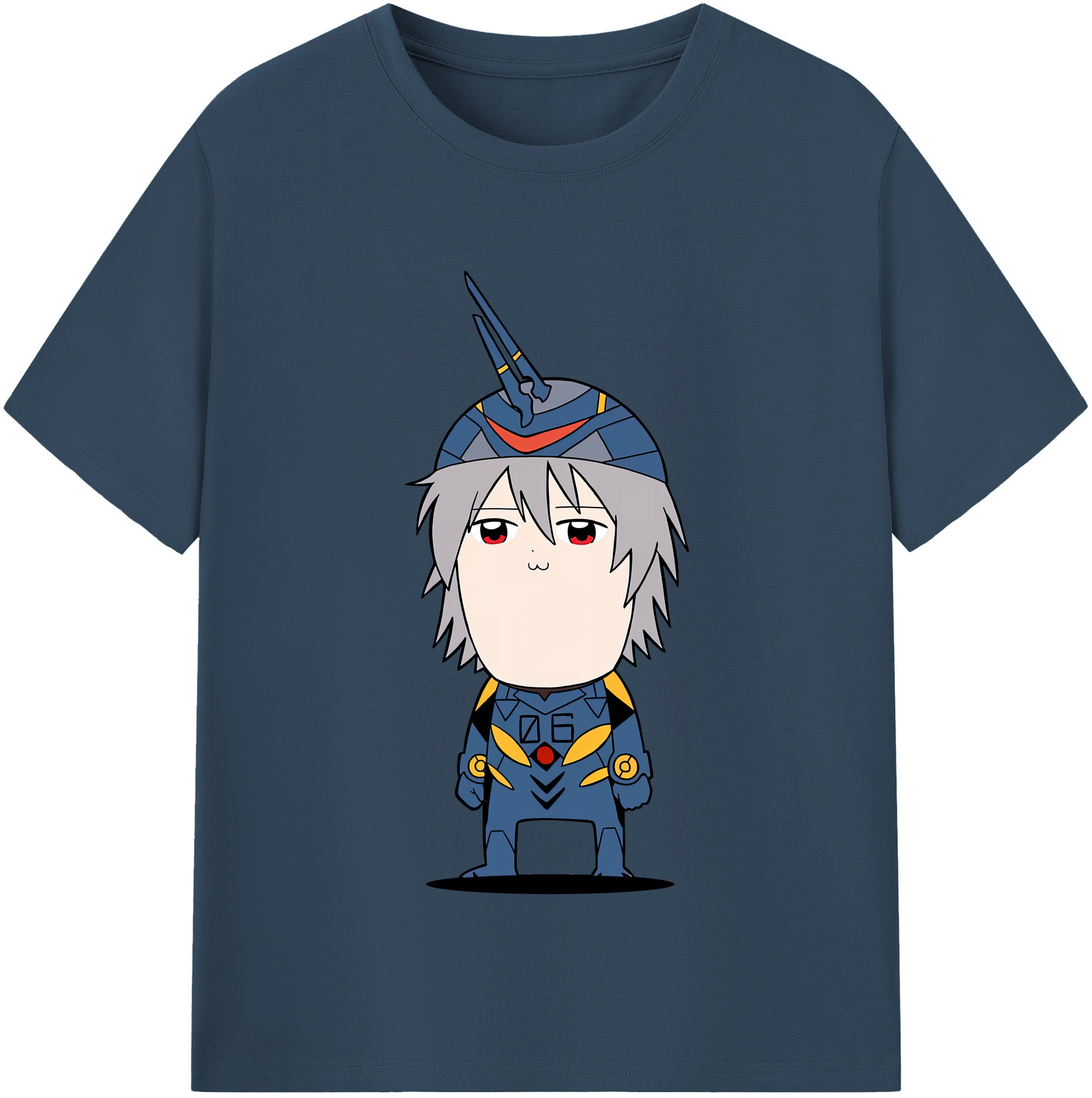 （画像用） EVA 新世紀エヴァンゲリオン レディースカジュアルプリントTシャツ（綿100％）
