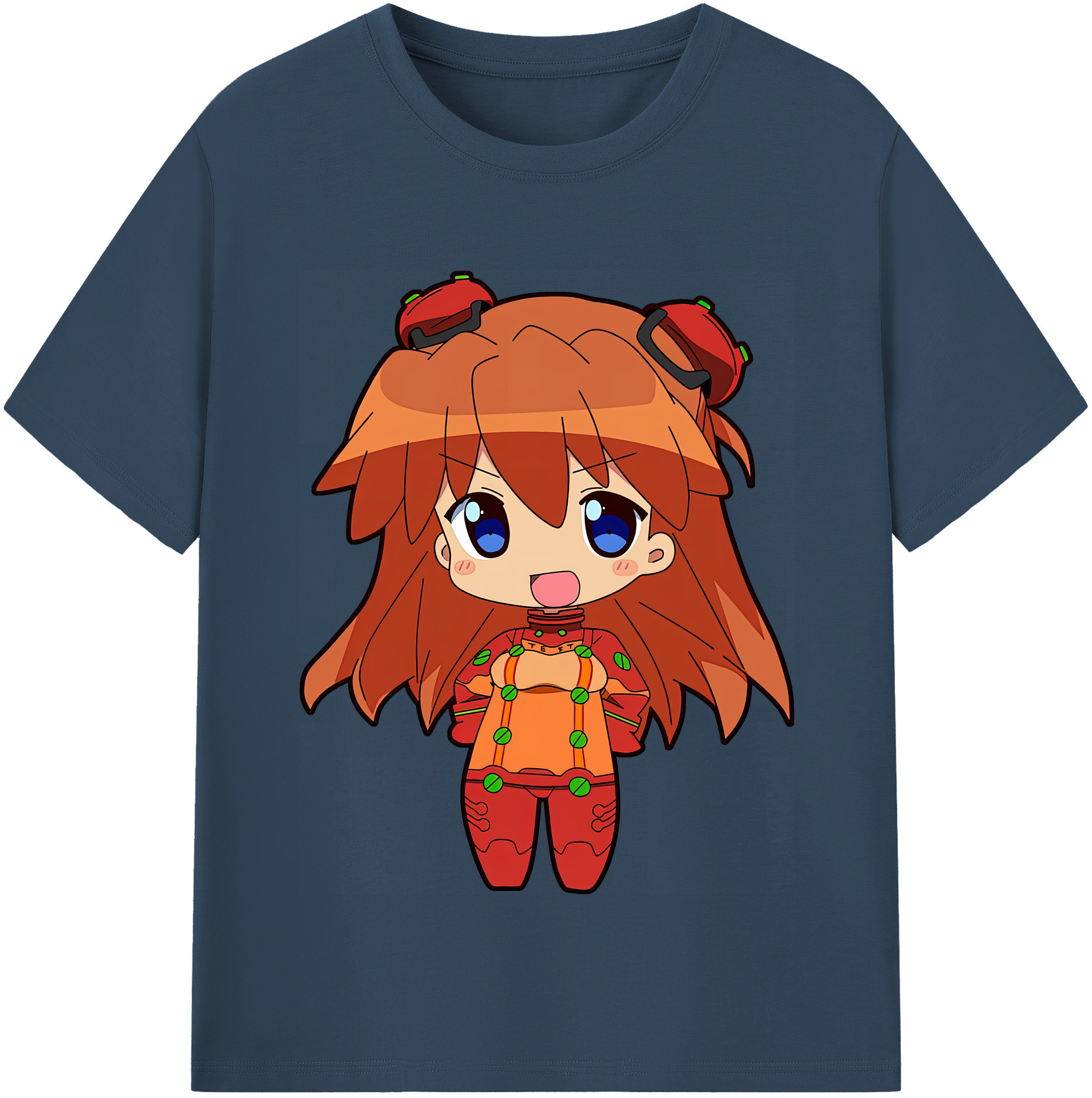 （画像用） EVA 新世紀エヴァンゲリオン レディースカジュアルプリントTシャツ（綿100％）