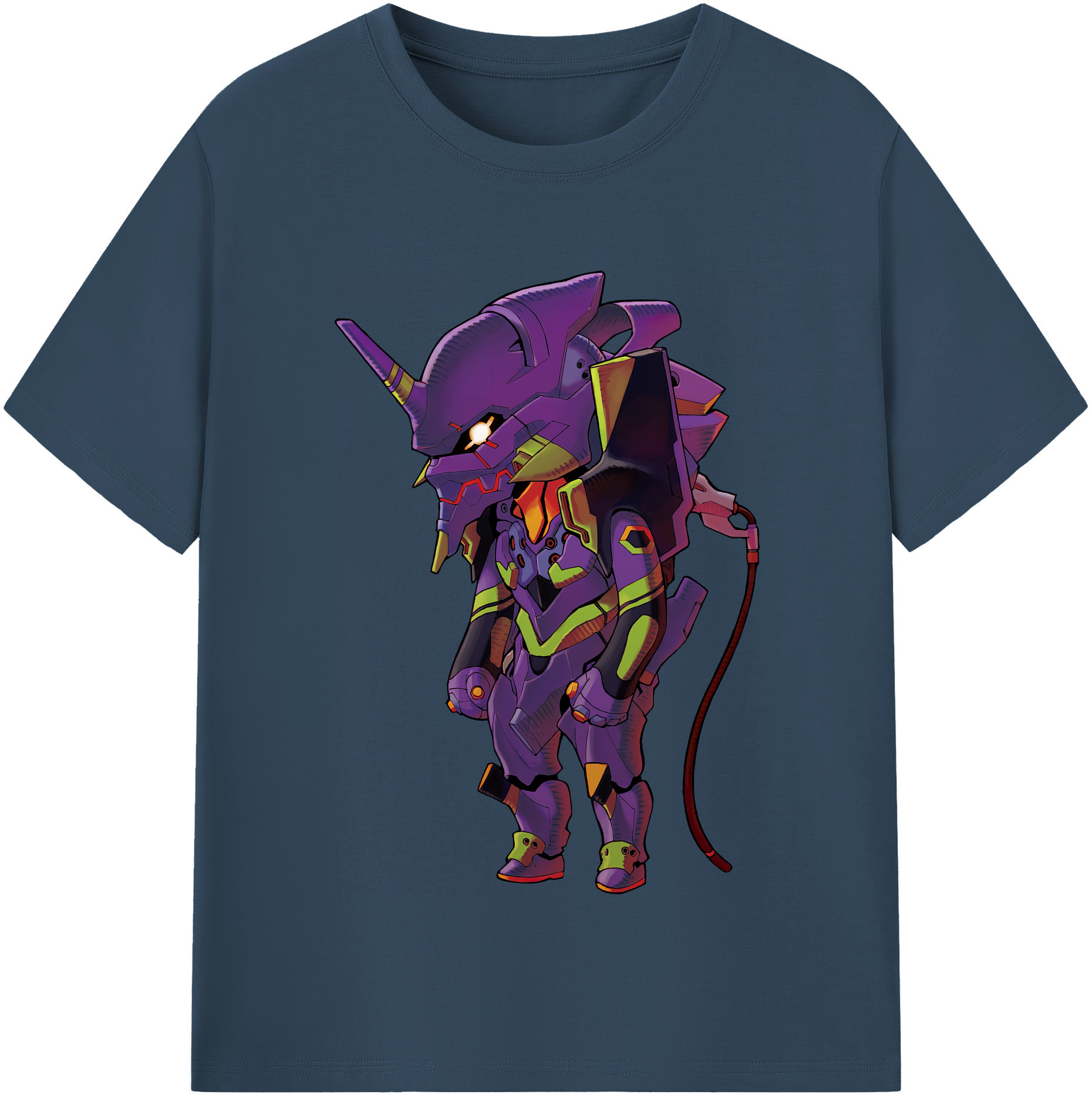 （画像用） EVA 新世紀エヴァンゲリオン レディースカジュアルプリントTシャツ（綿100％）