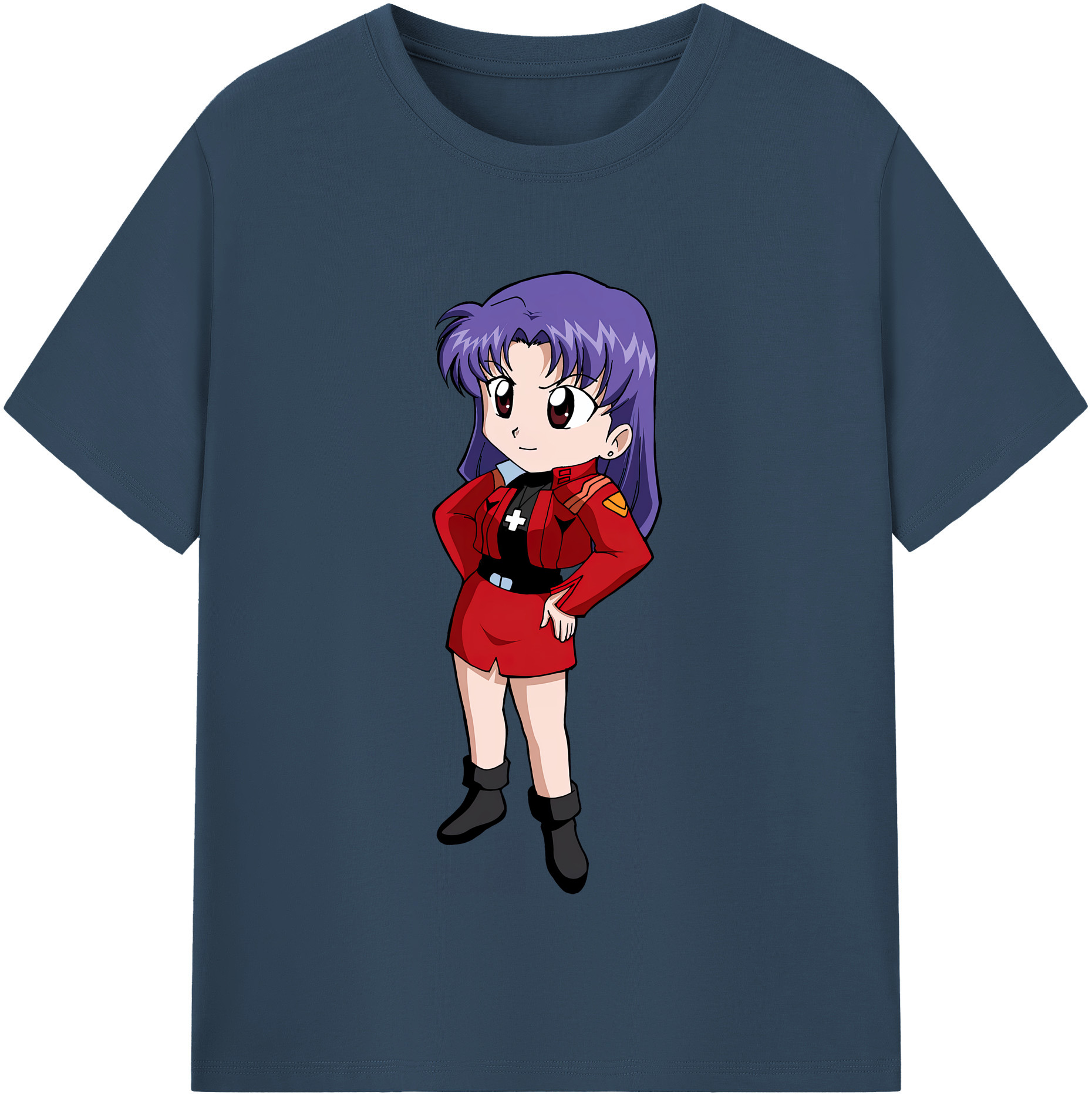 （画像用） EVA 新世紀エヴァンゲリオン レディースカジュアルプリントTシャツ（綿100％）