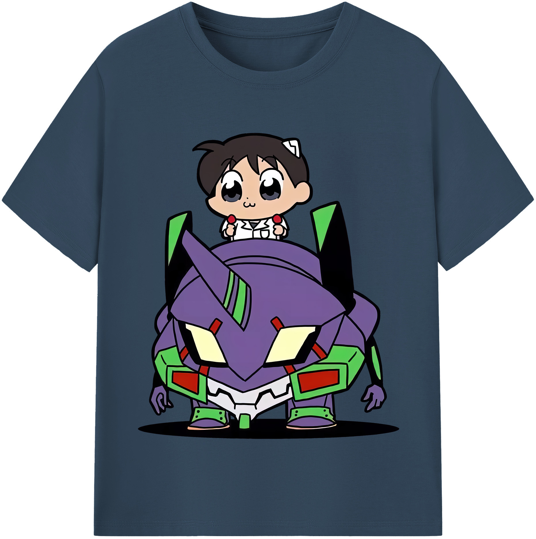 （画像用） EVA 新世紀エヴァンゲリオン レディースカジュアルプリントTシャツ（綿100％）