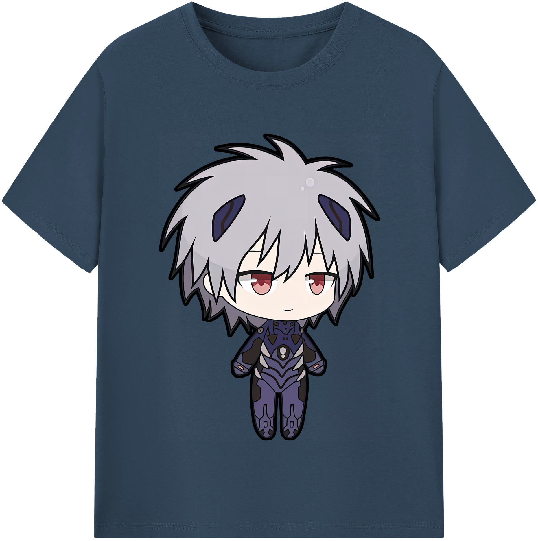 （画像用） EVA 新世紀エヴァンゲリオン レディースカジュアルプリントTシャツ（綿100％）
