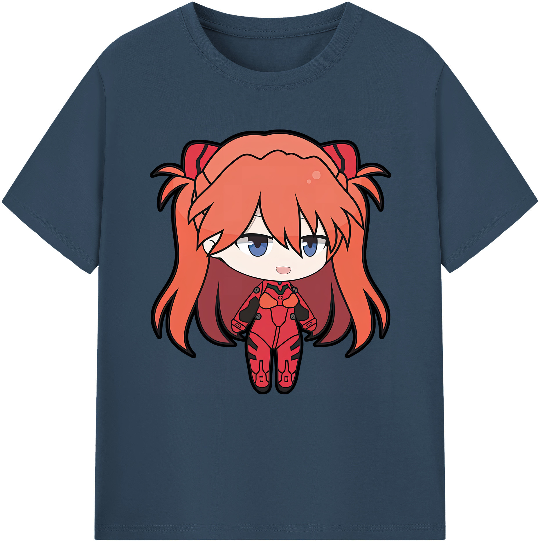 （画像用） EVA 新世紀エヴァンゲリオン レディースカジュアルプリントTシャツ（綿100％）