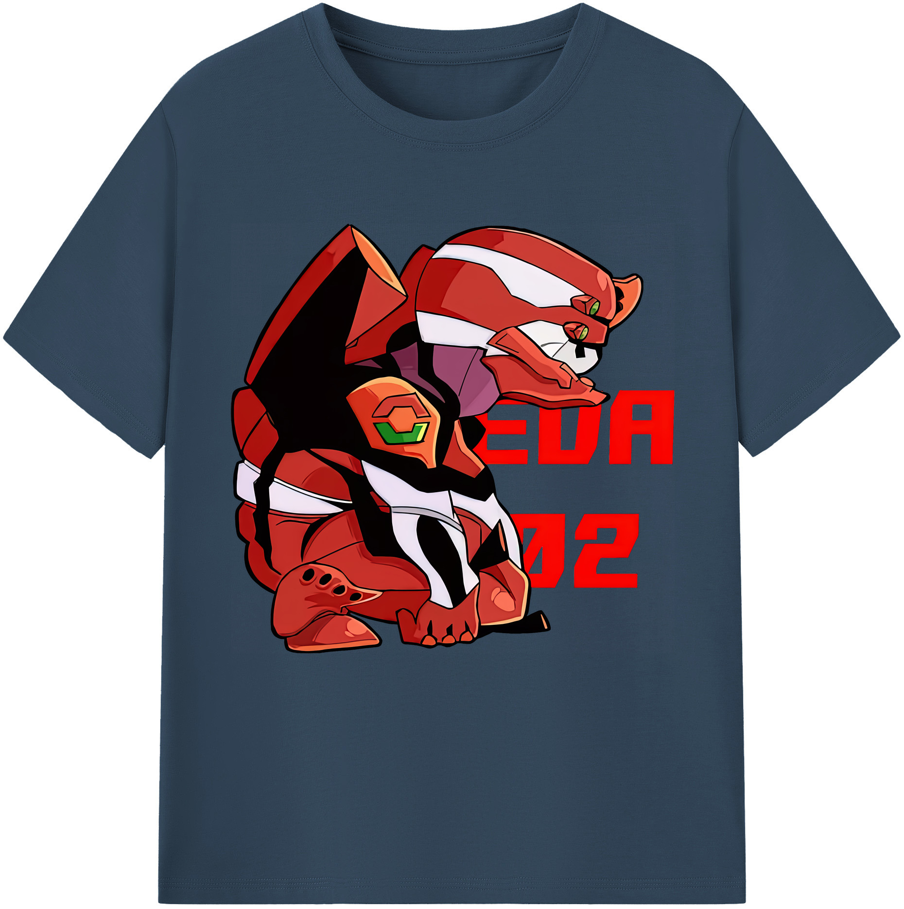 （画像用） EVA 新世紀エヴァンゲリオン レディースカジュアルプリントTシャツ（綿100％）