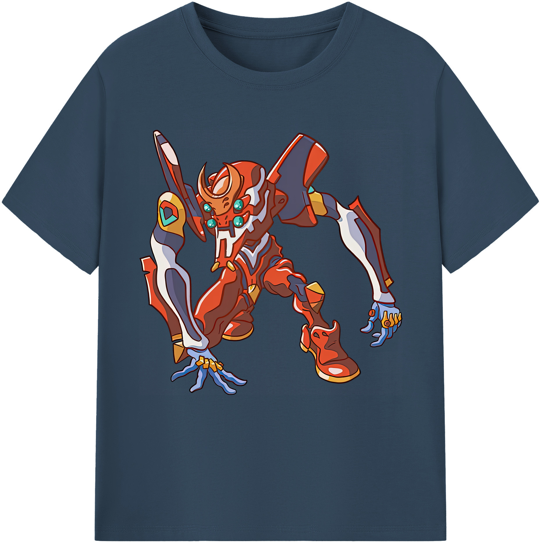 （画像用） EVA 新世紀エヴァンゲリオン レディースカジュアルプリントTシャツ（綿100％）