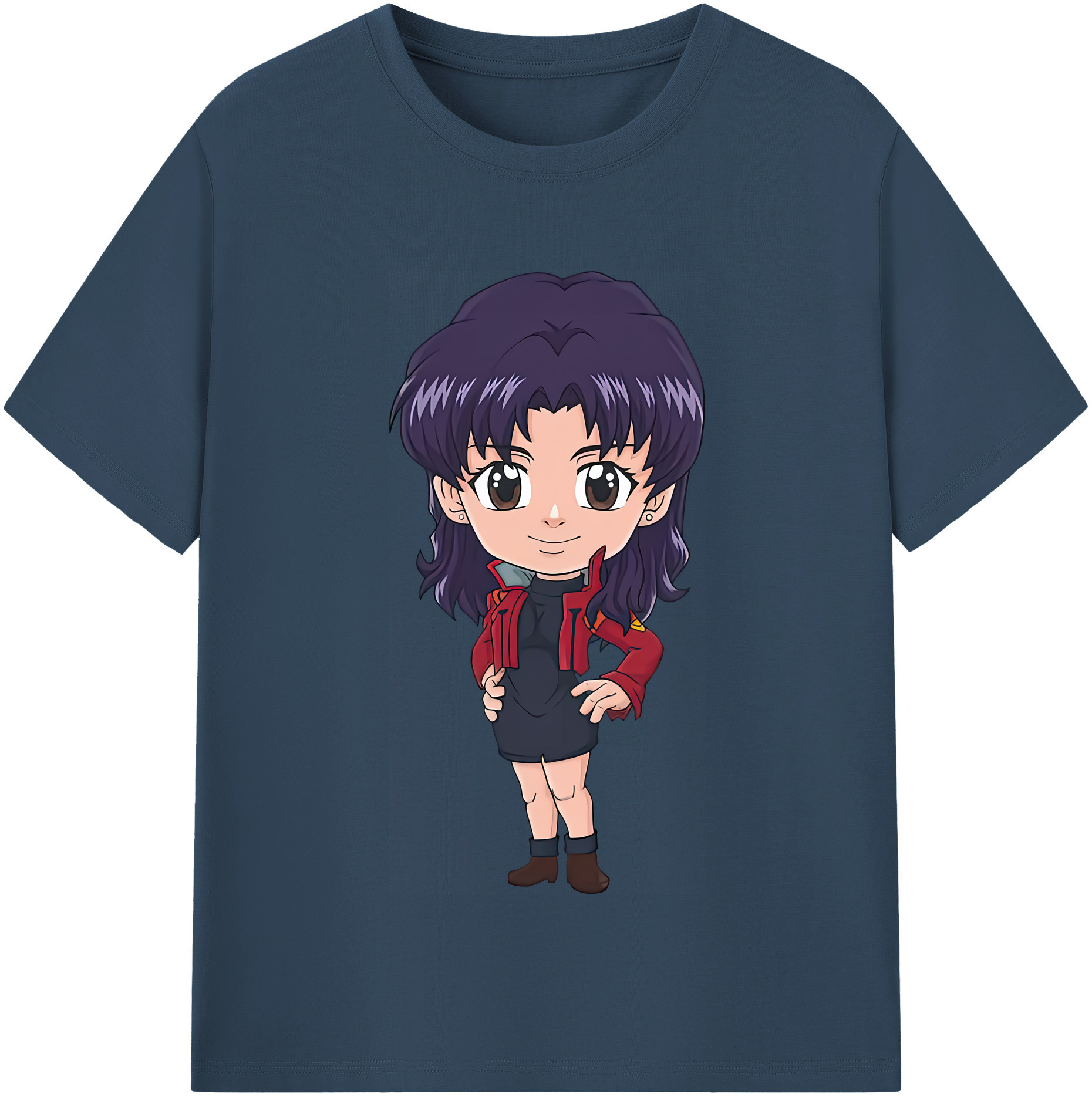 （画像用） EVA 新世紀エヴァンゲリオン レディースカジュアルプリントTシャツ（綿100％）
