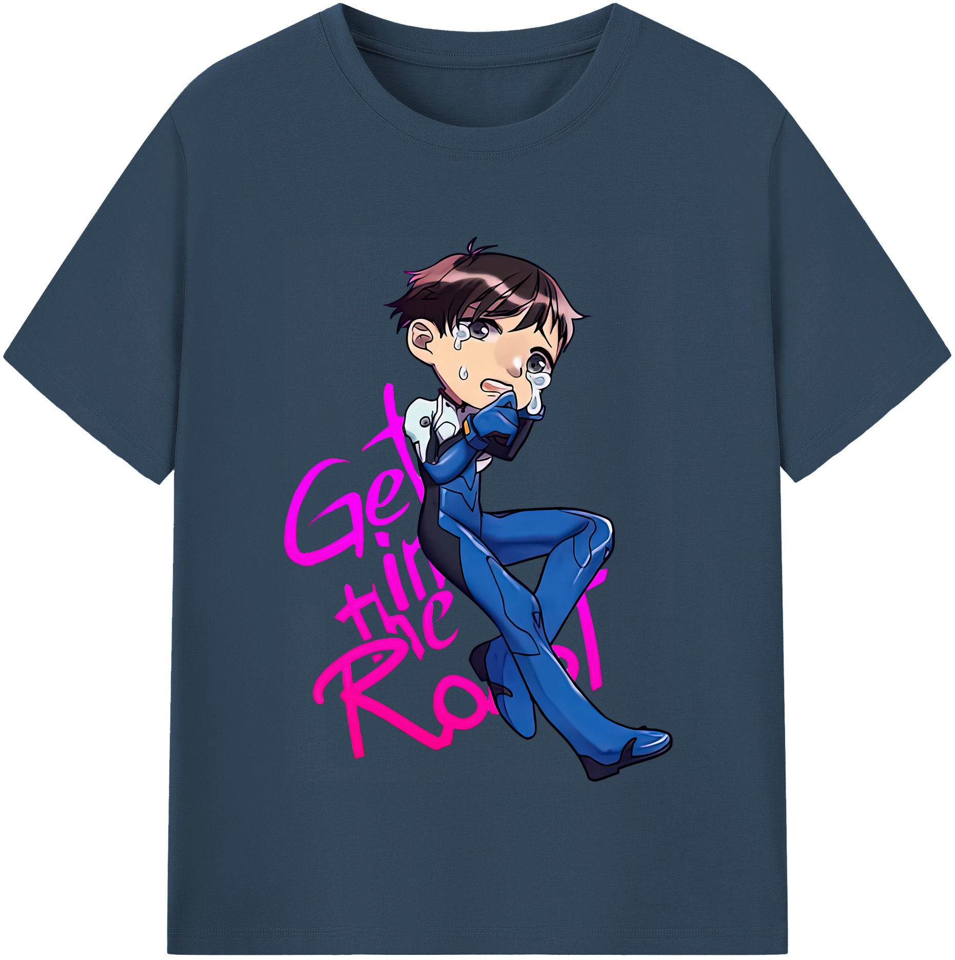 （画像用） EVA 新世紀エヴァンゲリオン レディースカジュアルプリントTシャツ（綿100％）
