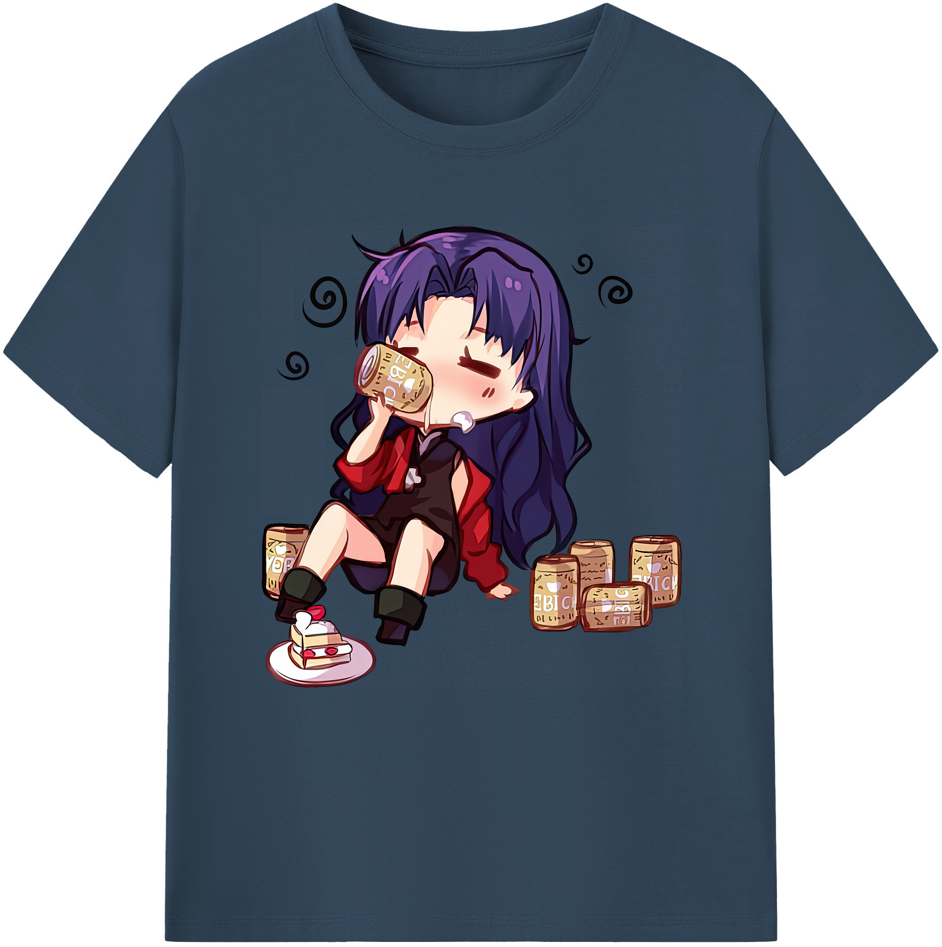 （画像用） EVA 新世紀エヴァンゲリオン レディースカジュアルプリントTシャツ（綿100％）