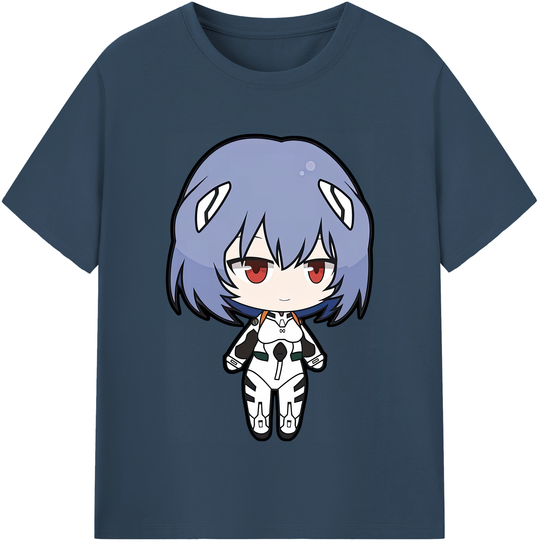 （画像用） EVA 新世紀エヴァンゲリオン レディースカジュアルプリントTシャツ（綿100％）