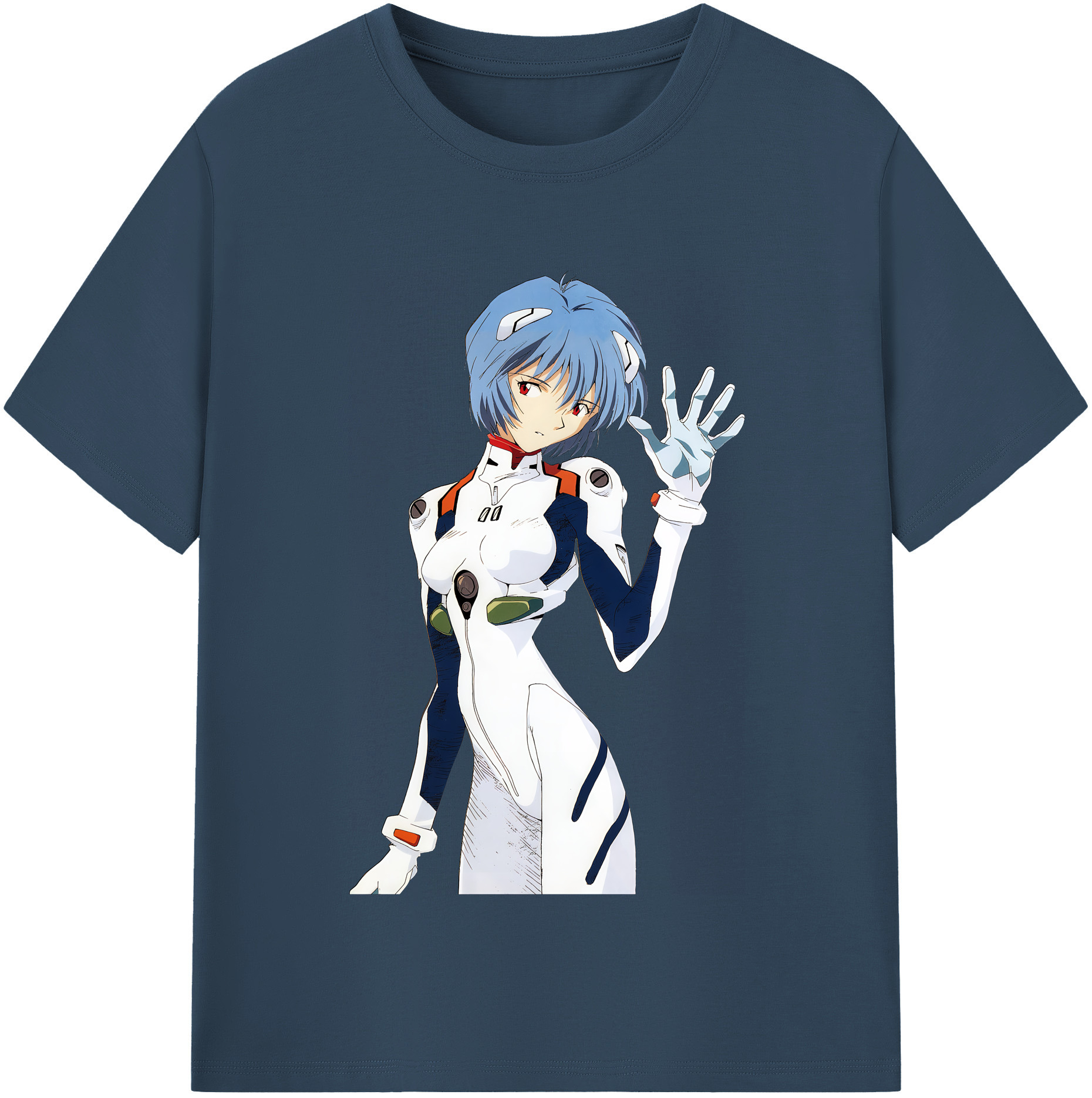 （画像用） EVA 新世紀エヴァンゲリオン レディースカジュアルプリントTシャツ（綿100％）