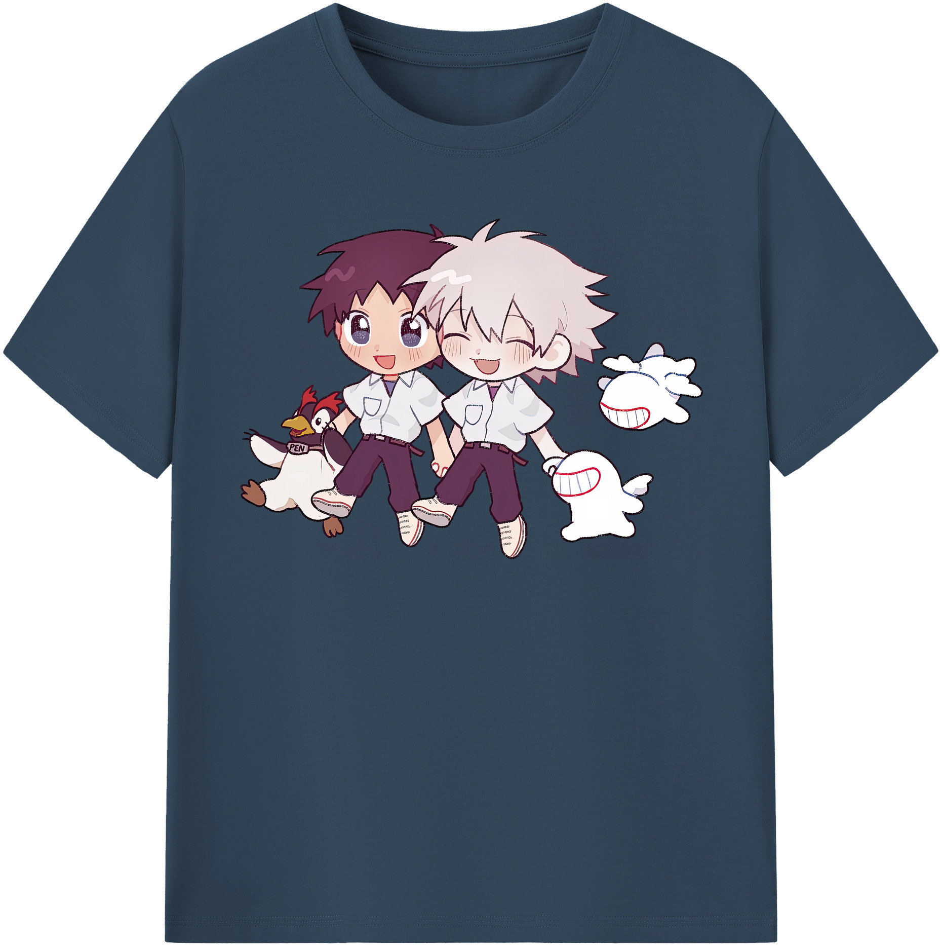 （画像用） EVA 新世紀エヴァンゲリオン レディースカジュアルプリントTシャツ（綿100％）