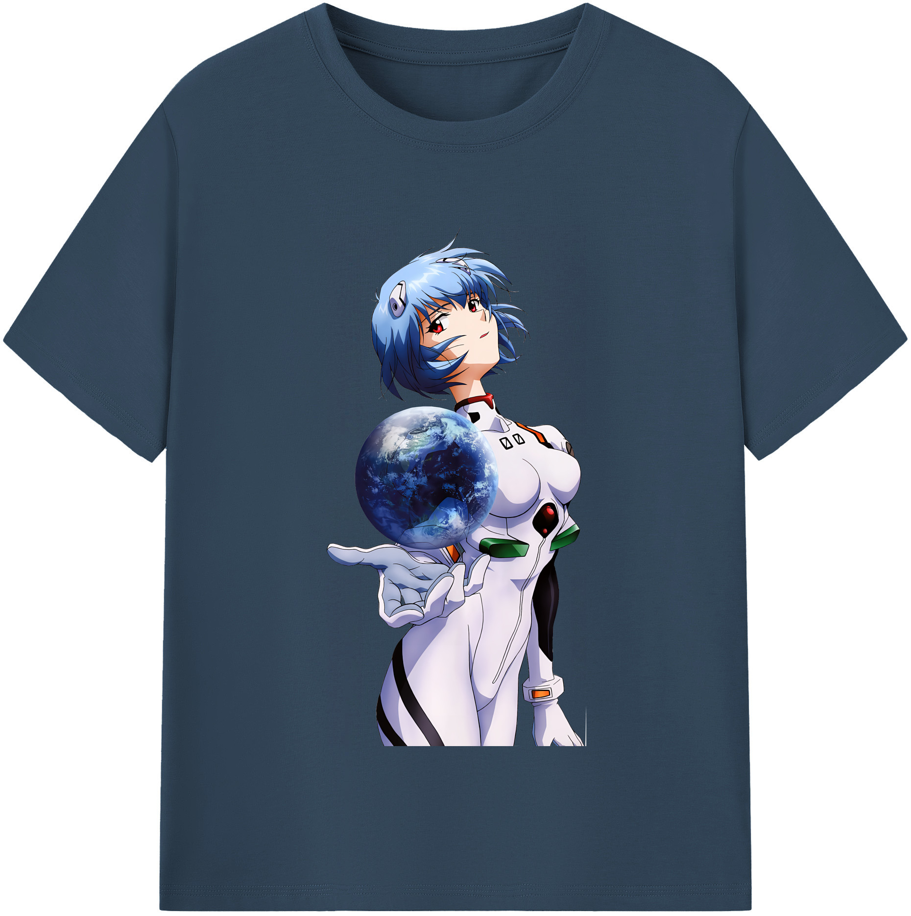 （画像用） EVA 新世紀エヴァンゲリオン レディースカジュアルプリントTシャツ（綿100％）