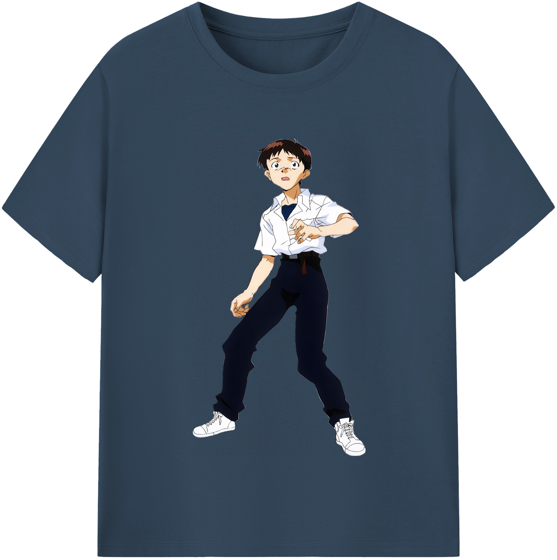 （画像用） EVA 新世紀エヴァンゲリオン レディースカジュアルプリントTシャツ（綿100％）