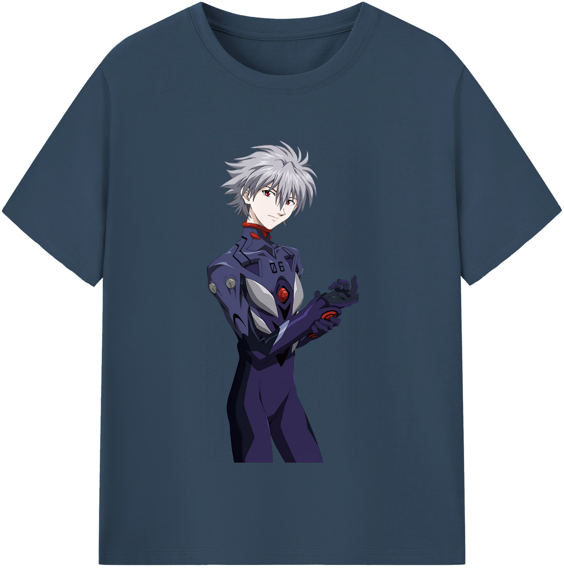 （画像用） EVA 新世紀エヴァンゲリオン レディースカジュアルプリントTシャツ（綿100％）