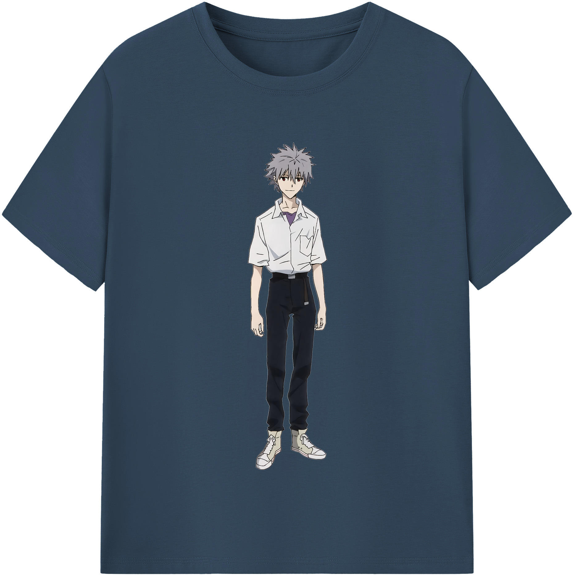 （画像用） EVA 新世紀エヴァンゲリオン レディースカジュアルプリントTシャツ（綿100％）