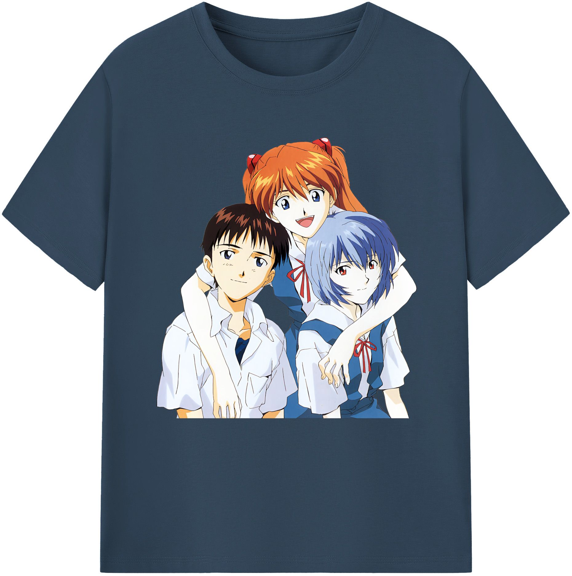 （画像用） EVA 新世紀エヴァンゲリオン レディースカジュアルプリントTシャツ（綿100％）