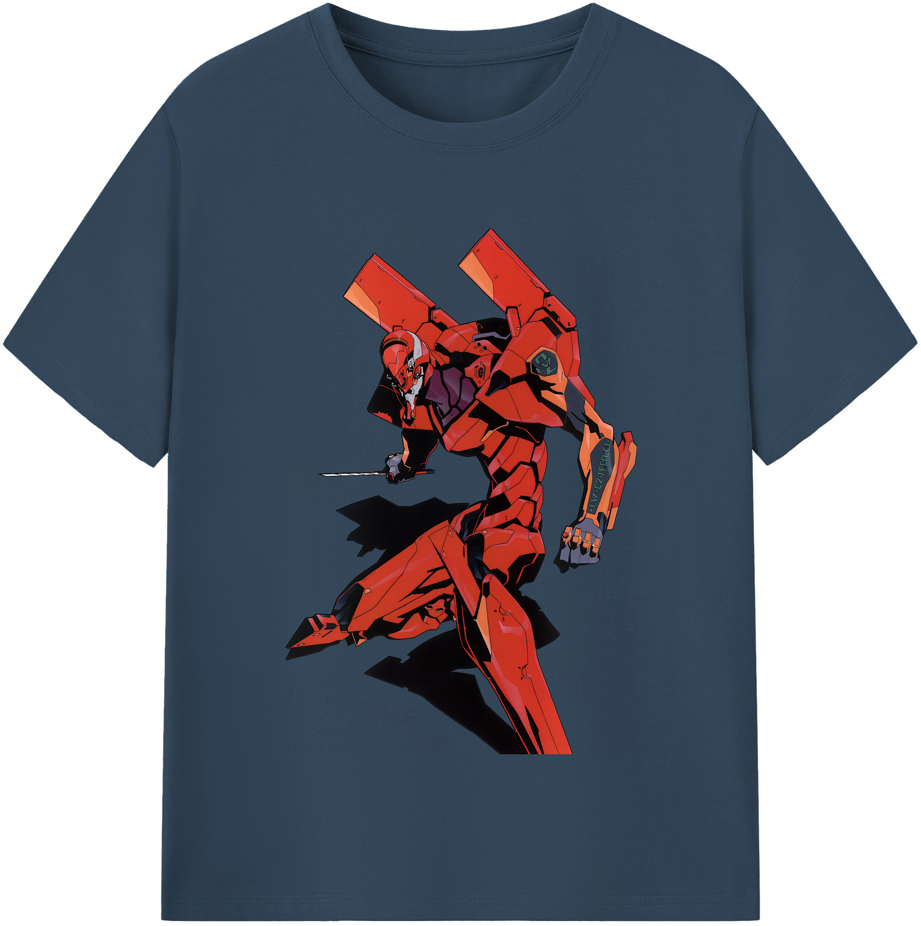 （画像用） EVA 新世紀エヴァンゲリオン レディースカジュアルプリントTシャツ（綿100％）