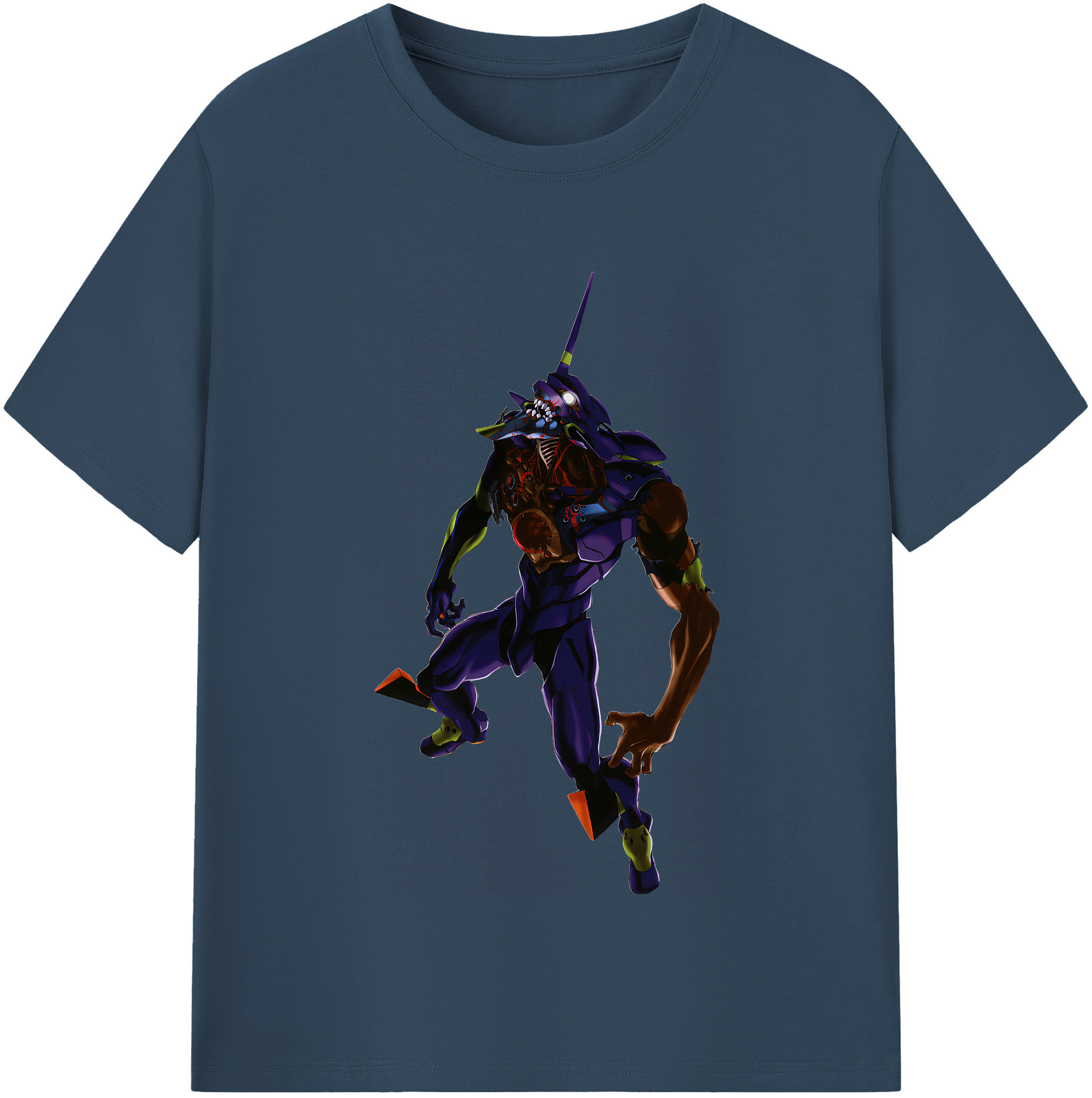 （画像用） EVA 新世紀エヴァンゲリオン レディースカジュアルプリントTシャツ（綿100％）