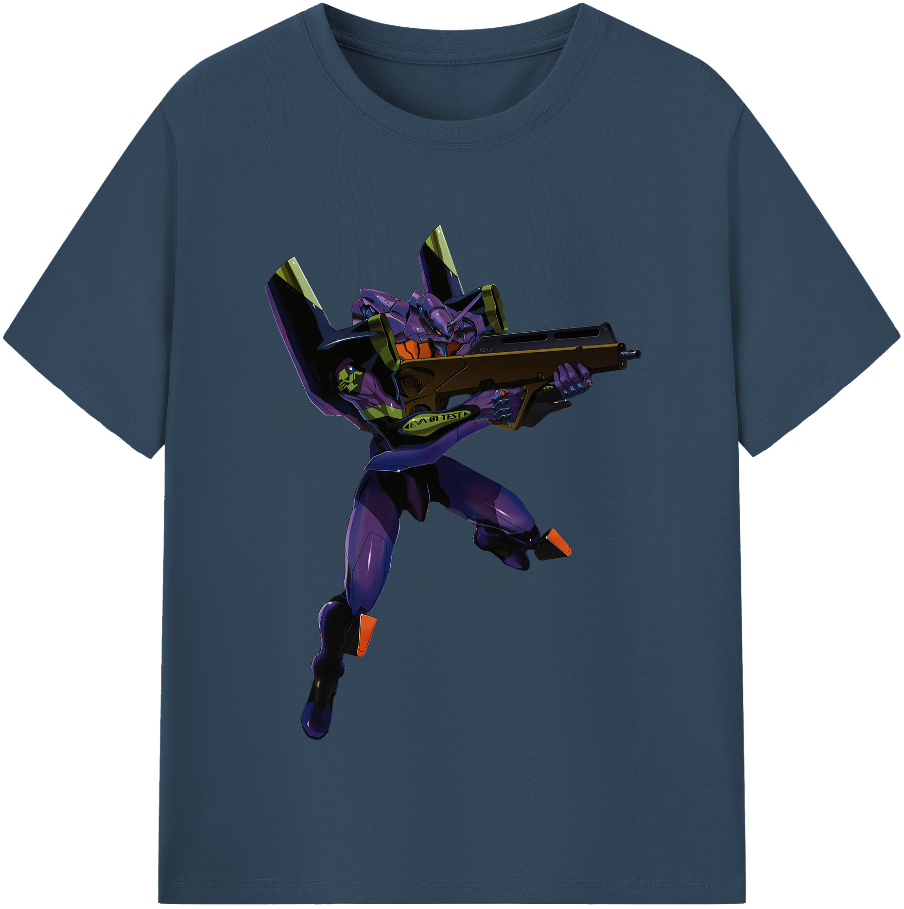 （画像用） EVA 新世紀エヴァンゲリオン レディースカジュアルプリントTシャツ（綿100％）