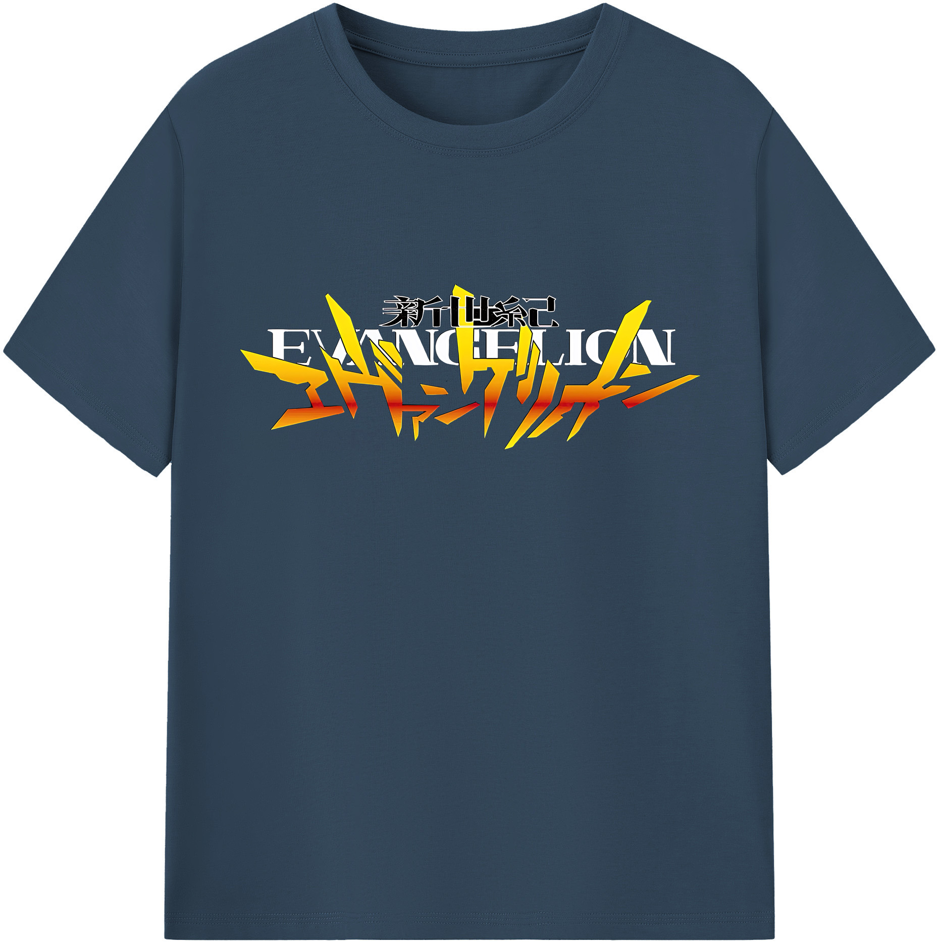 （画像用） EVA 新世紀エヴァンゲリオン レディースカジュアルプリントTシャツ（綿100％）