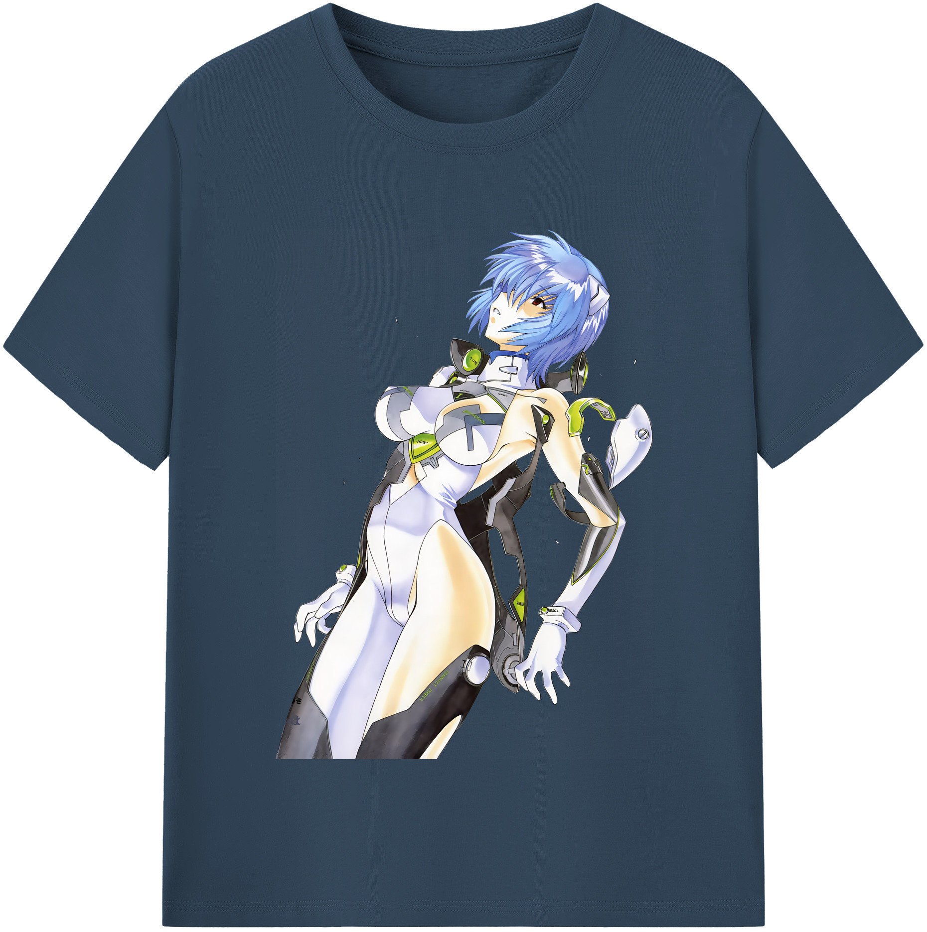 （画像用） EVA 新世紀エヴァンゲリオン レディースカジュアルプリントTシャツ（綿100％）