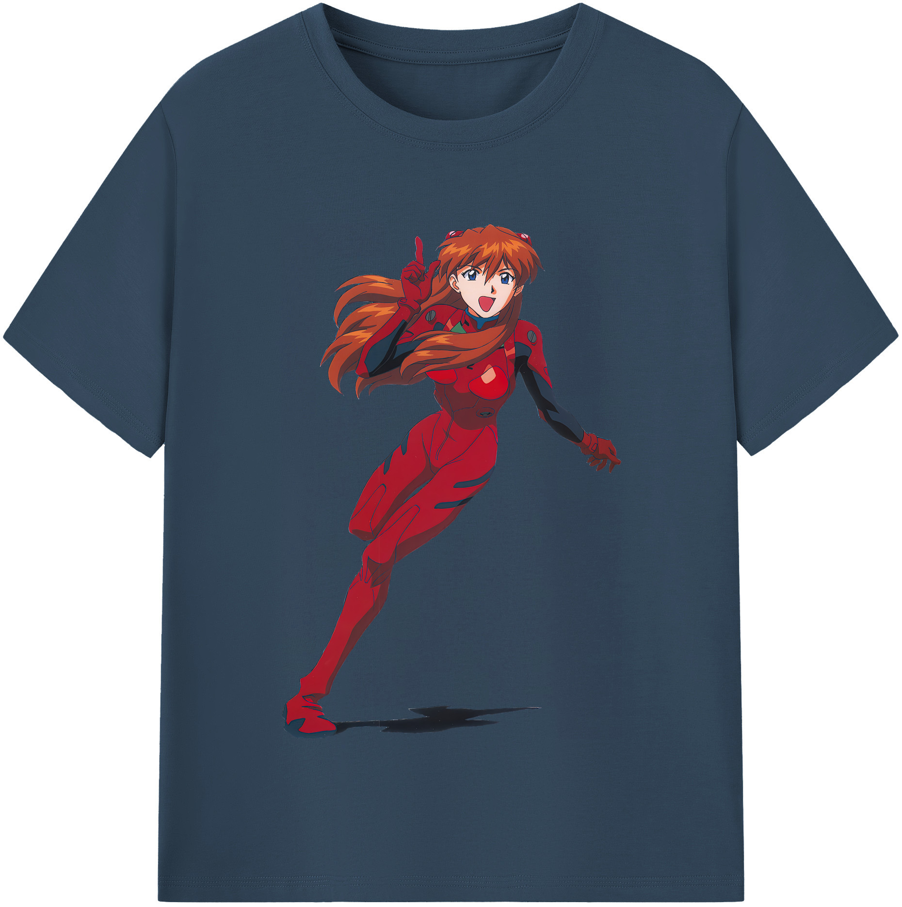 （画像用） EVA 新世紀エヴァンゲリオン レディースカジュアルプリントTシャツ（綿100％）