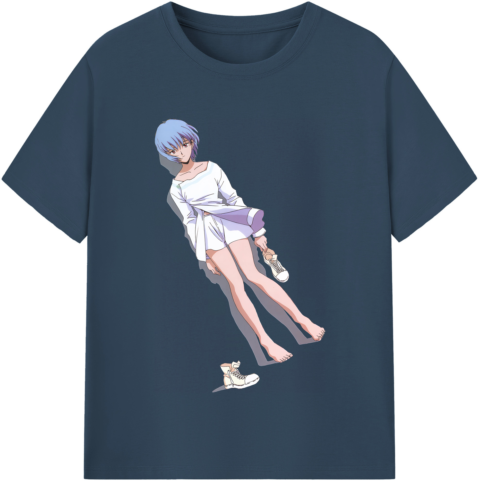（画像用） EVA 新世紀エヴァンゲリオン レディースカジュアルプリントTシャツ（綿100％）