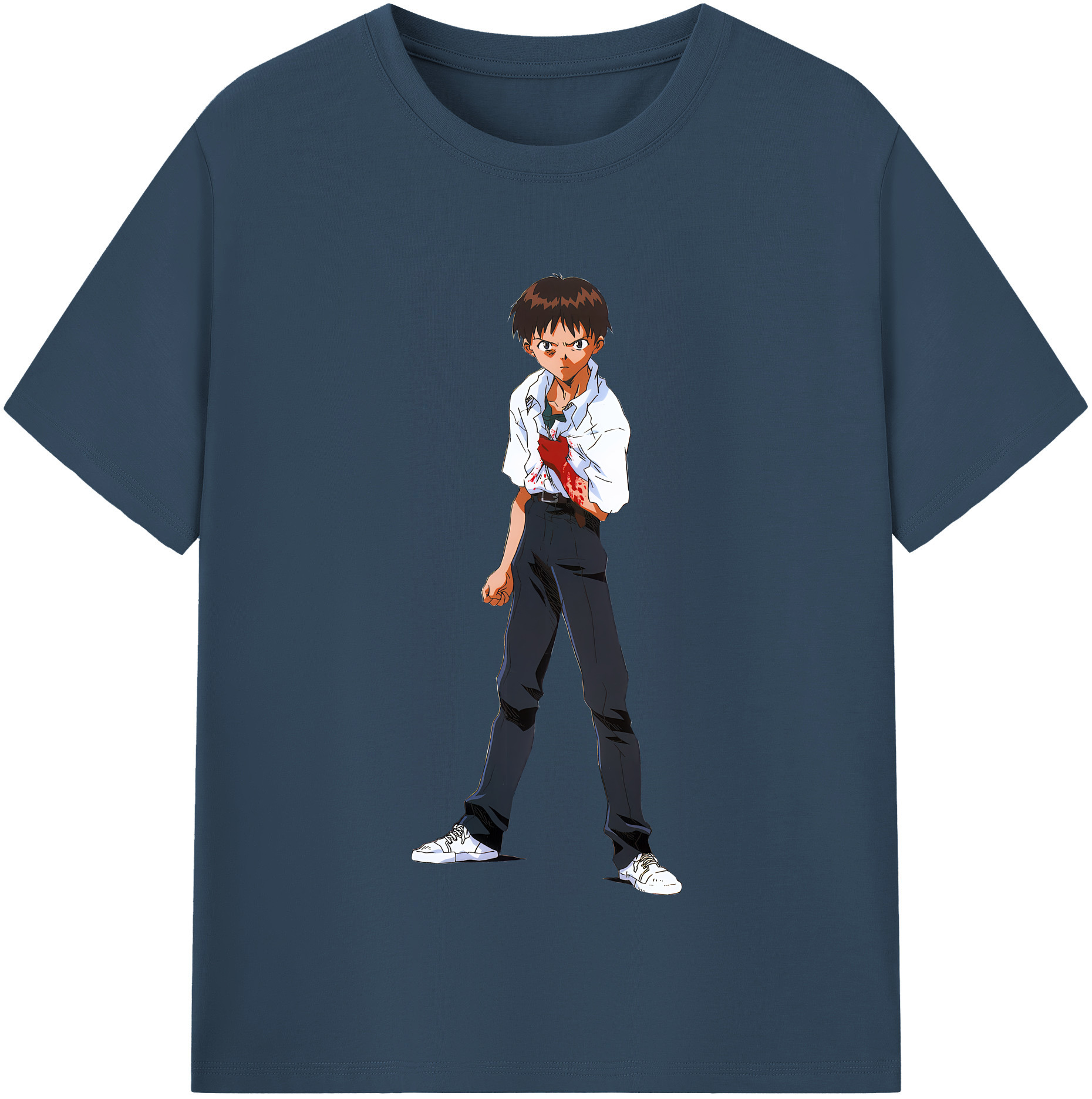 （画像用） EVA 新世紀エヴァンゲリオン レディースカジュアルプリントTシャツ（綿100％）