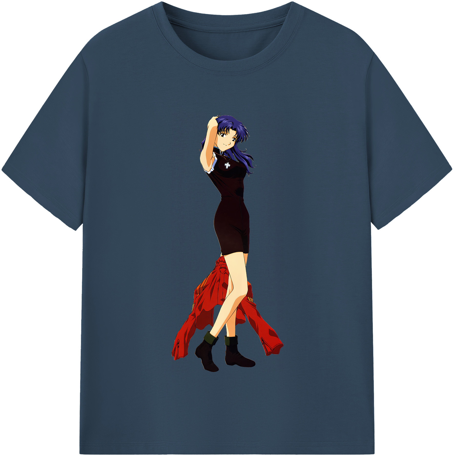 （画像用） EVA 新世紀エヴァンゲリオン レディースカジュアルプリントTシャツ（綿100％）