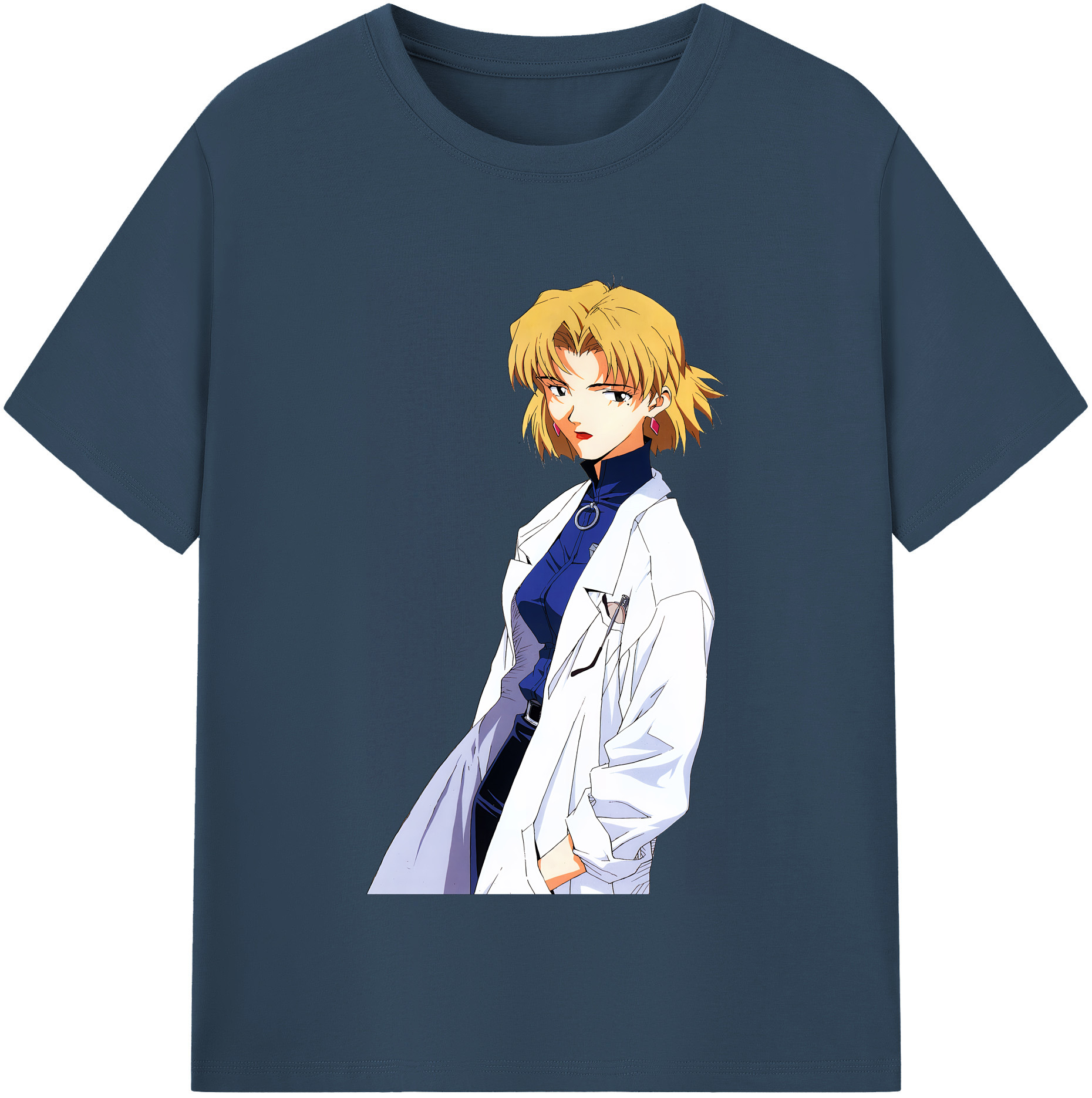 （画像用） EVA 新世紀エヴァンゲリオン レディースカジュアルプリントTシャツ（綿100％）