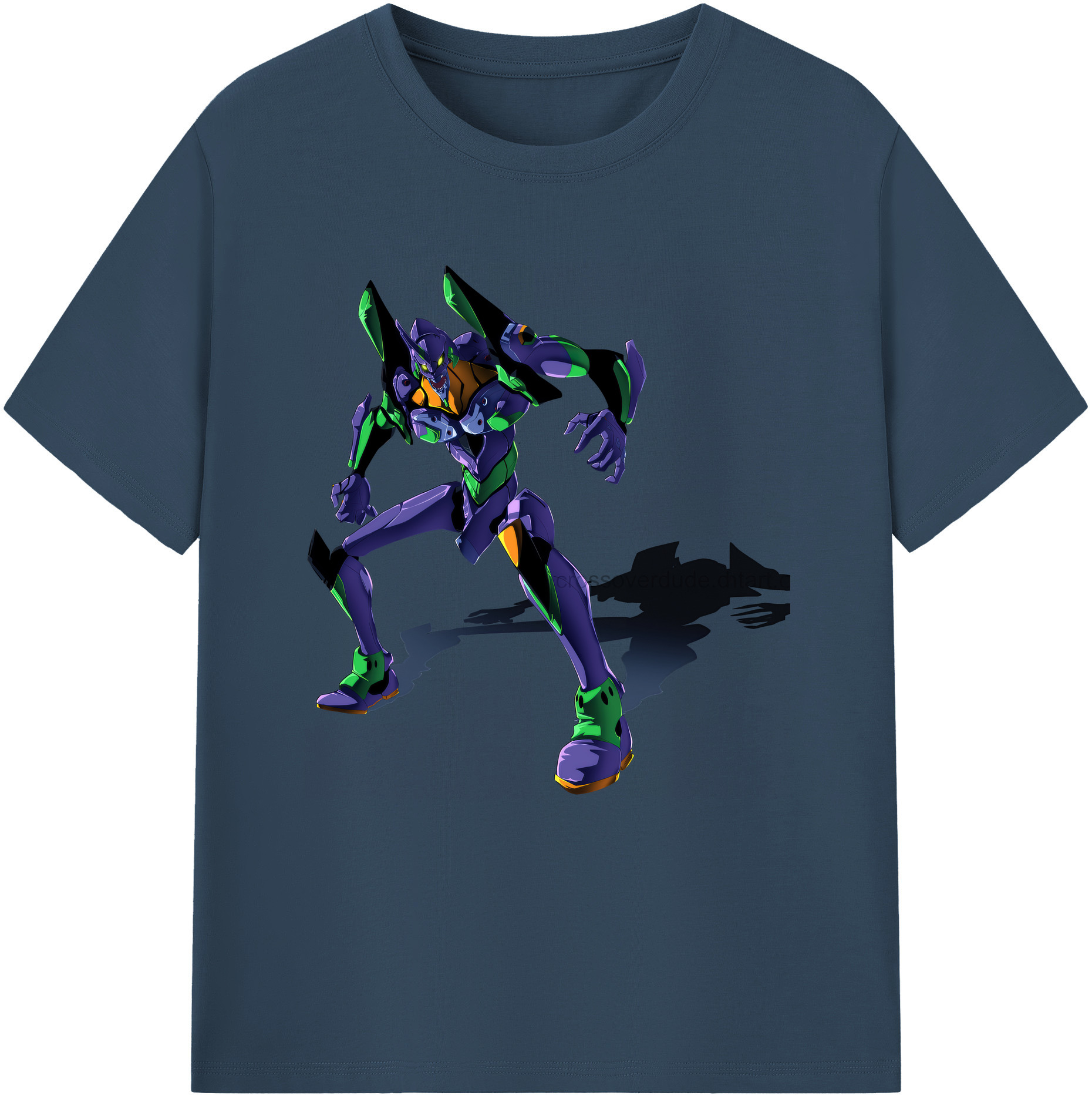 （画像用） EVA 新世紀エヴァンゲリオン レディースカジュアルプリントTシャツ（綿100％）