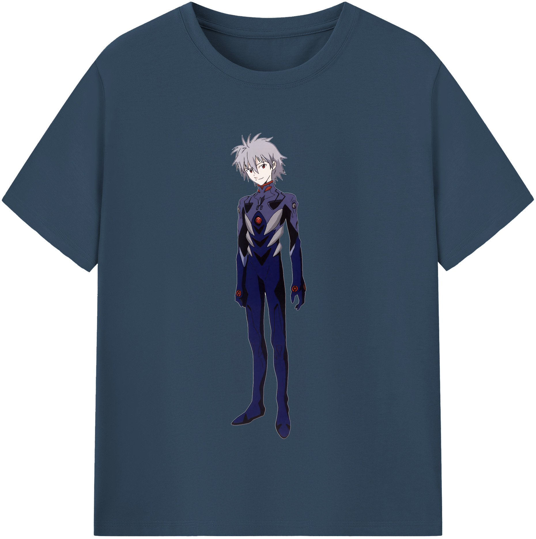 （画像用） EVA 新世紀エヴァンゲリオン レディースカジュアルプリントTシャツ（綿100％）