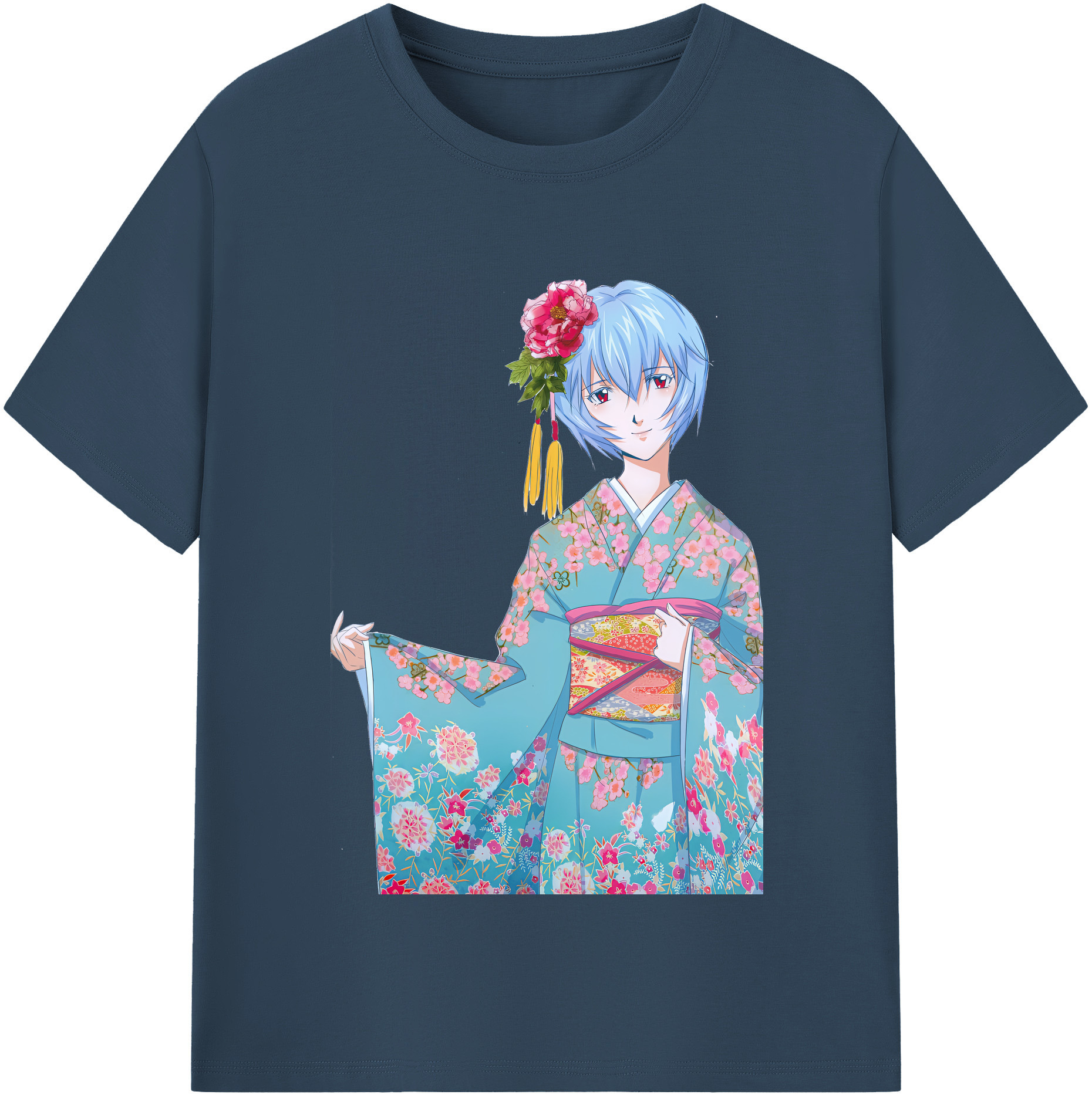 （画像用） EVA 新世紀エヴァンゲリオン レディースカジュアルプリントTシャツ（綿100％）