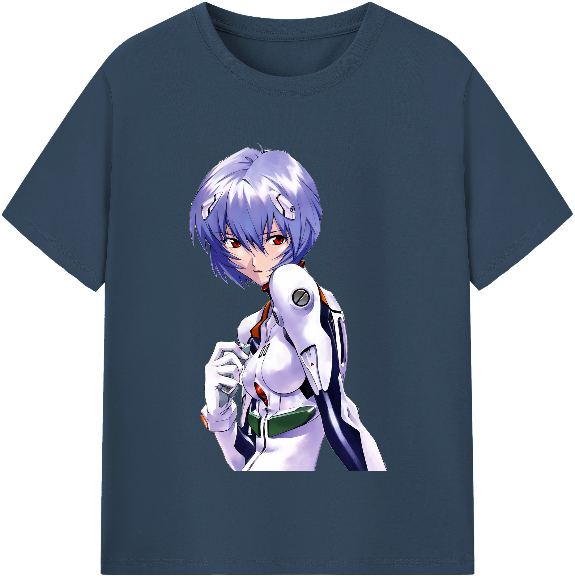 （画像用） EVA 新世紀エヴァンゲリオン レディースカジュアルプリントTシャツ（綿100％）