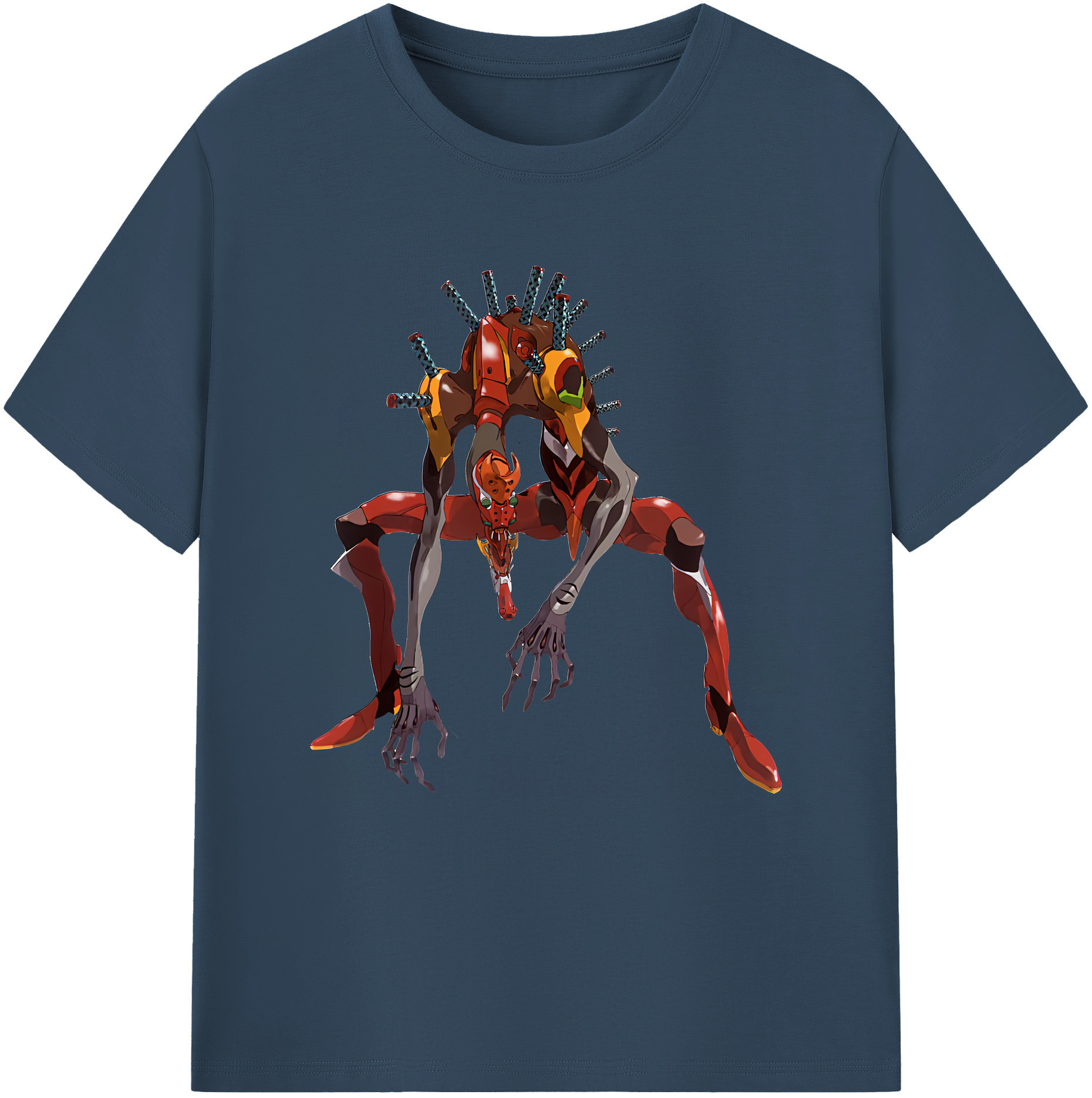 （画像用） EVA 新世紀エヴァンゲリオン レディースカジュアルプリントTシャツ（綿100％）