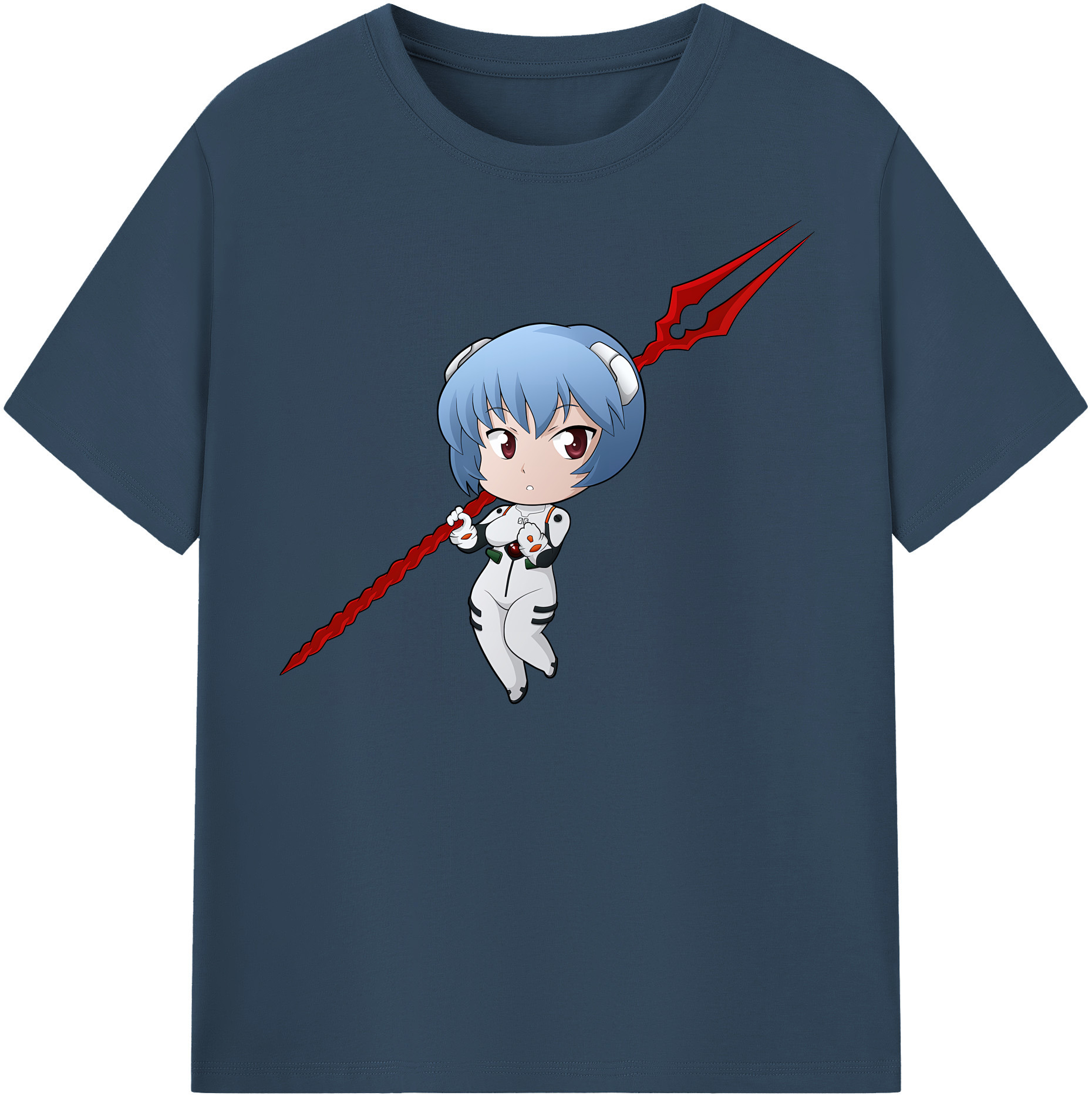 （画像用） EVA 新世紀エヴァンゲリオン レディースカジュアルプリントTシャツ（綿100％）