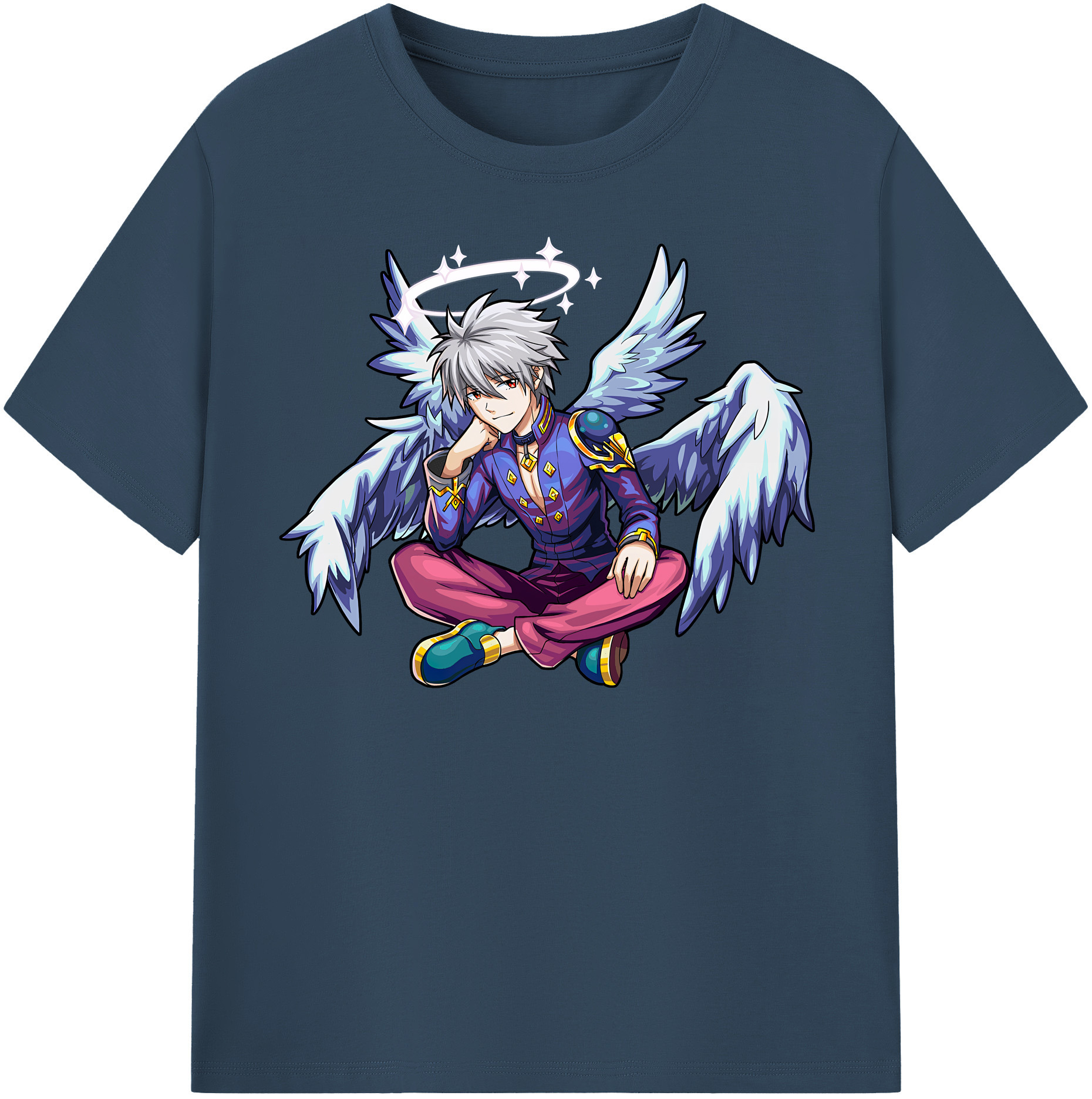 （画像用） EVA 新世紀エヴァンゲリオン レディースカジュアルプリントTシャツ（綿100％）
