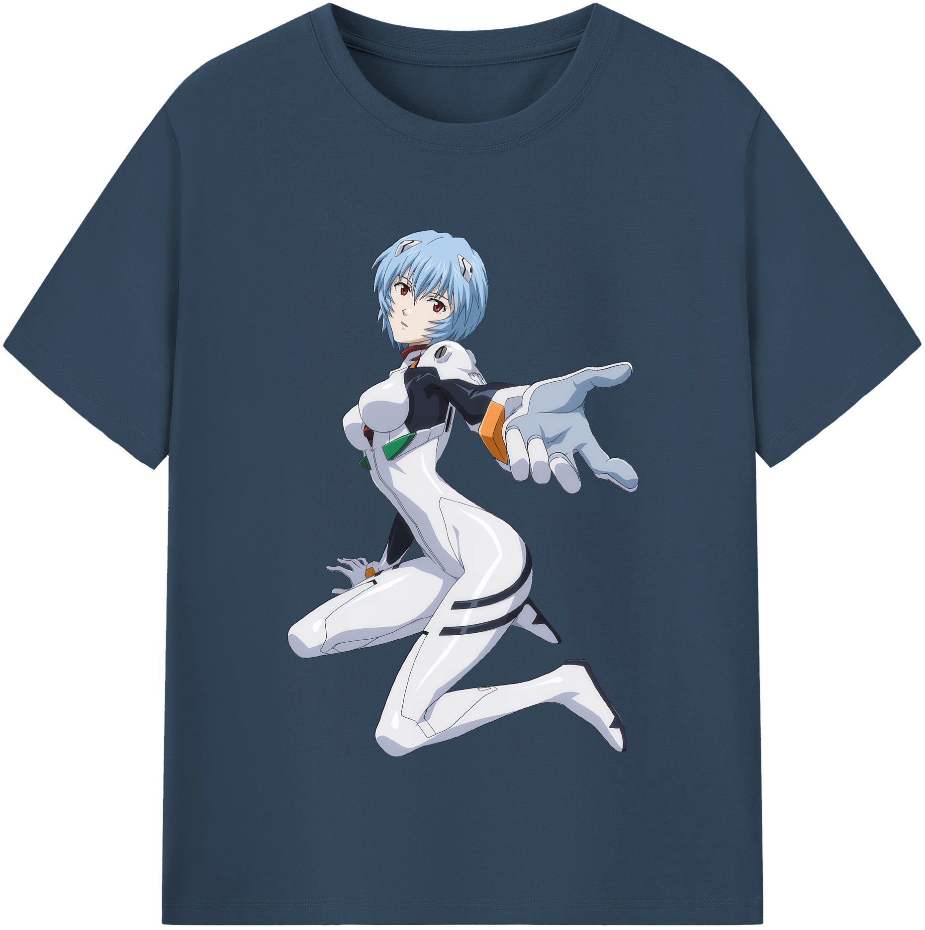 （画像用） EVA 新世紀エヴァンゲリオン レディースカジュアルプリントTシャツ（綿100％）