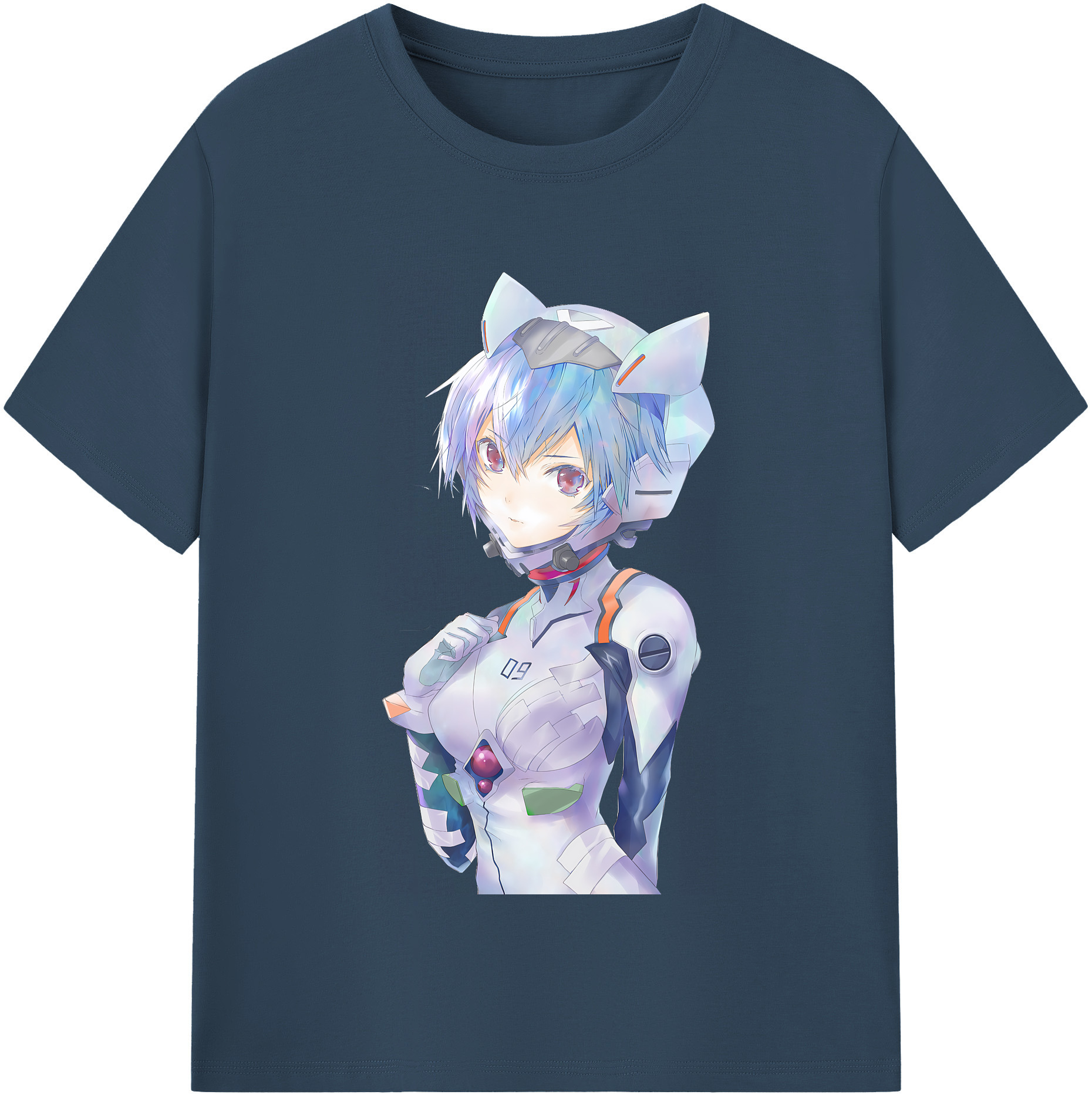 （画像用） EVA 新世紀エヴァンゲリオン レディースカジュアルプリントTシャツ（綿100％）
