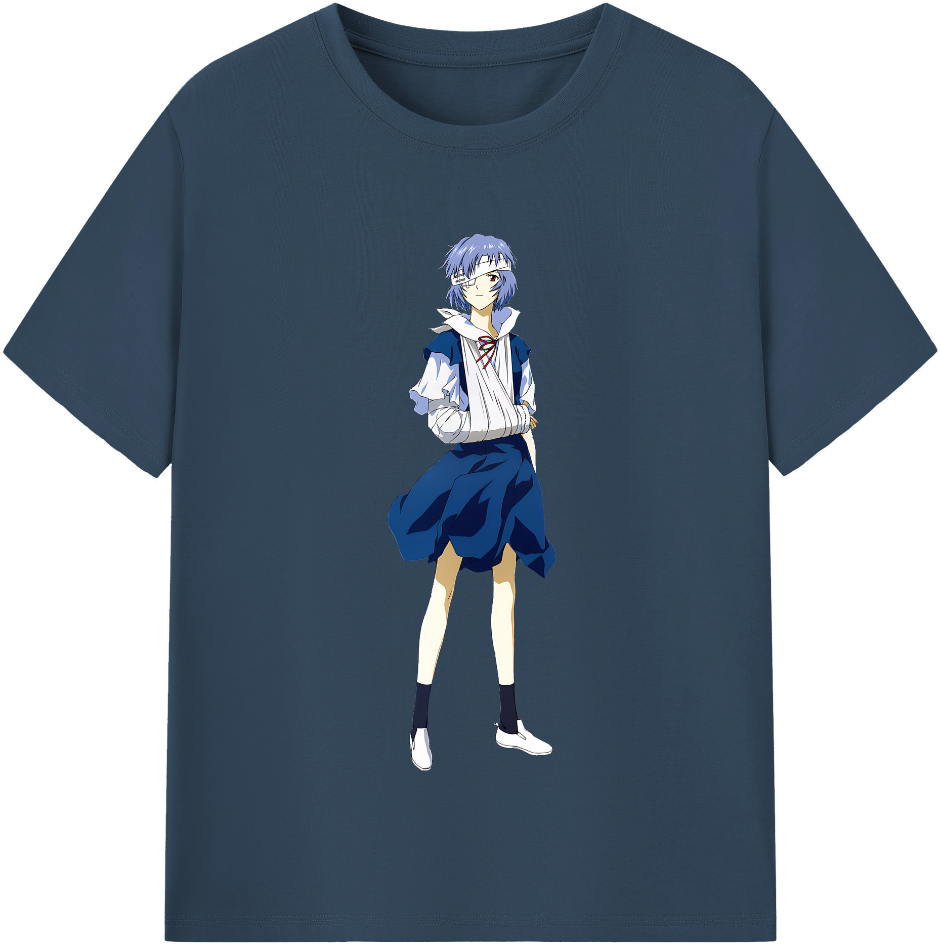 （画像用） EVA 新世紀エヴァンゲリオン レディースカジュアルプリントTシャツ（綿100％）