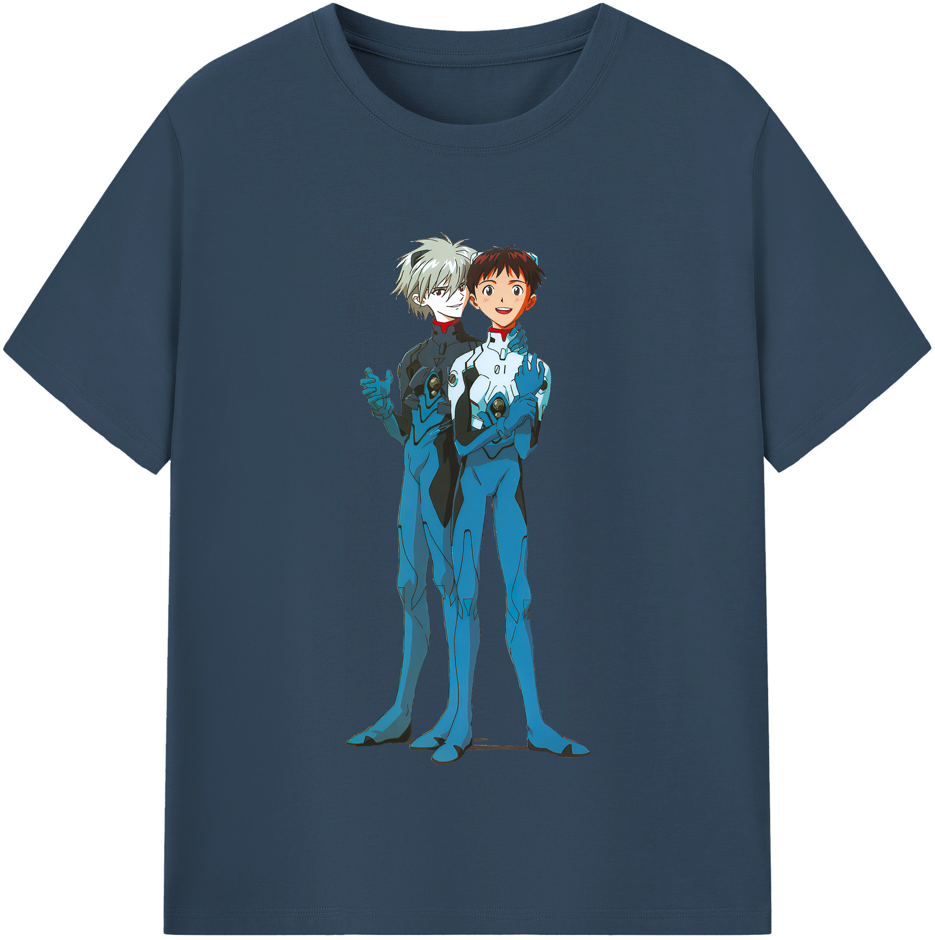 （画像用） EVA 新世紀エヴァンゲリオン レディースカジュアルプリントTシャツ（綿100％）